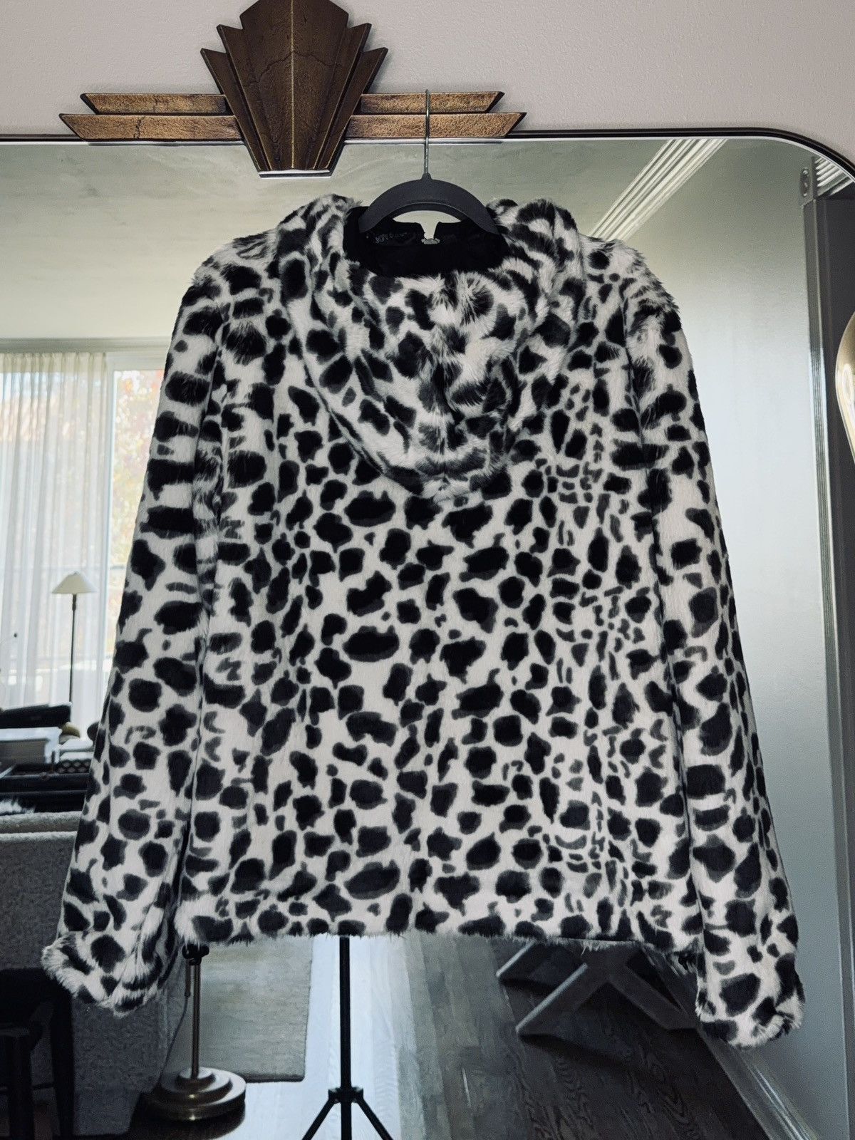 Joyrich Joyrich Snow Leopard Faux Fur Hooded Bomber Size US M / EU 48-50 / 2 - 2 Thumbnail
