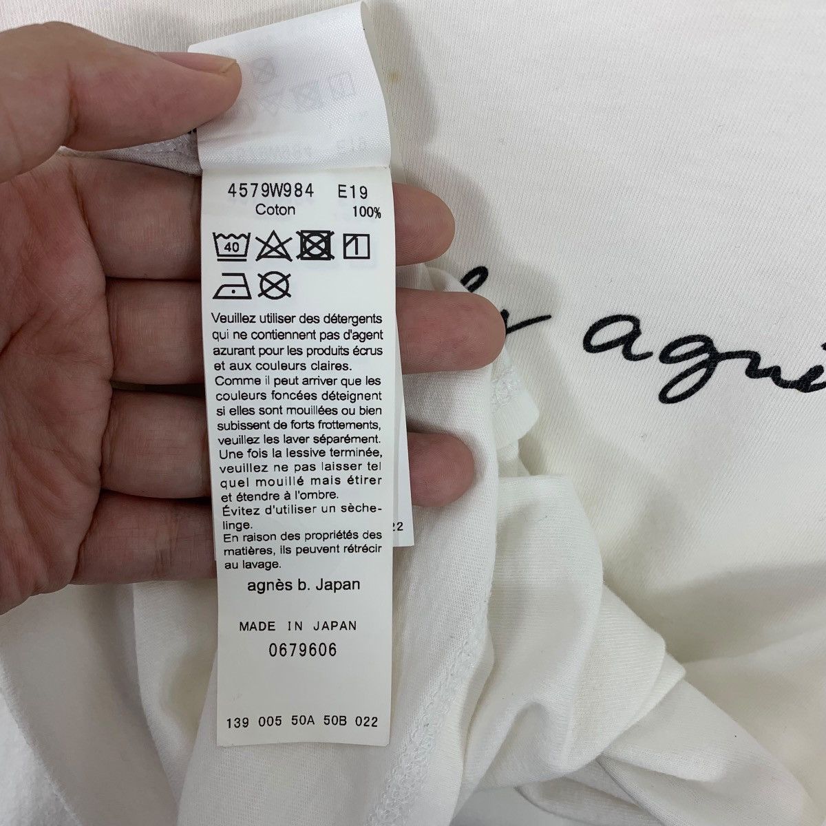 Designer × agnes b. AGNES B to star b Spellout white womens tee Size S / US 4 / IT 40 - 11 Thumbnail
