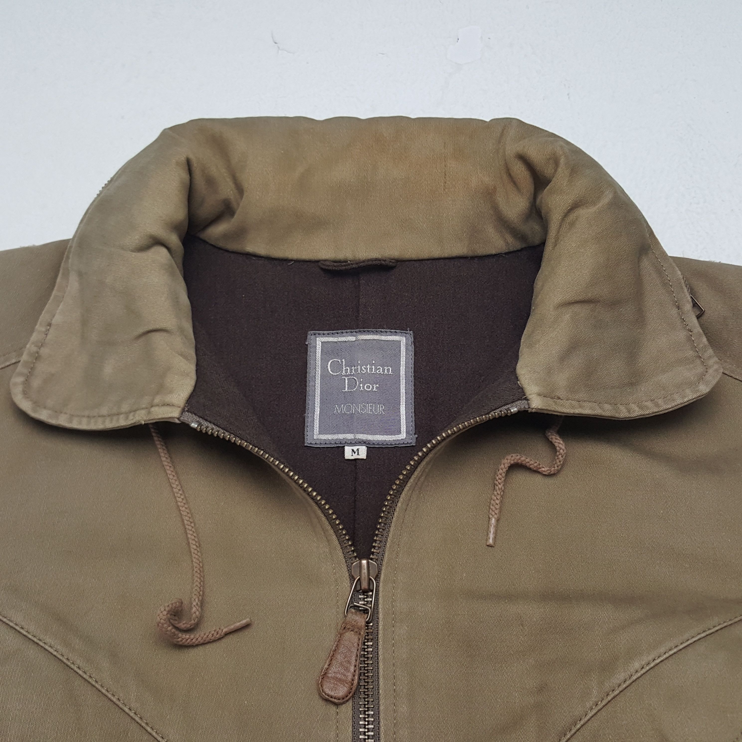 Christian Dior Monsieur × Vintage Vintage Christian Dior Custom Spell Out Zipper Jacket Size US M / EU 48-50 / 2 - 5 Thumbnail