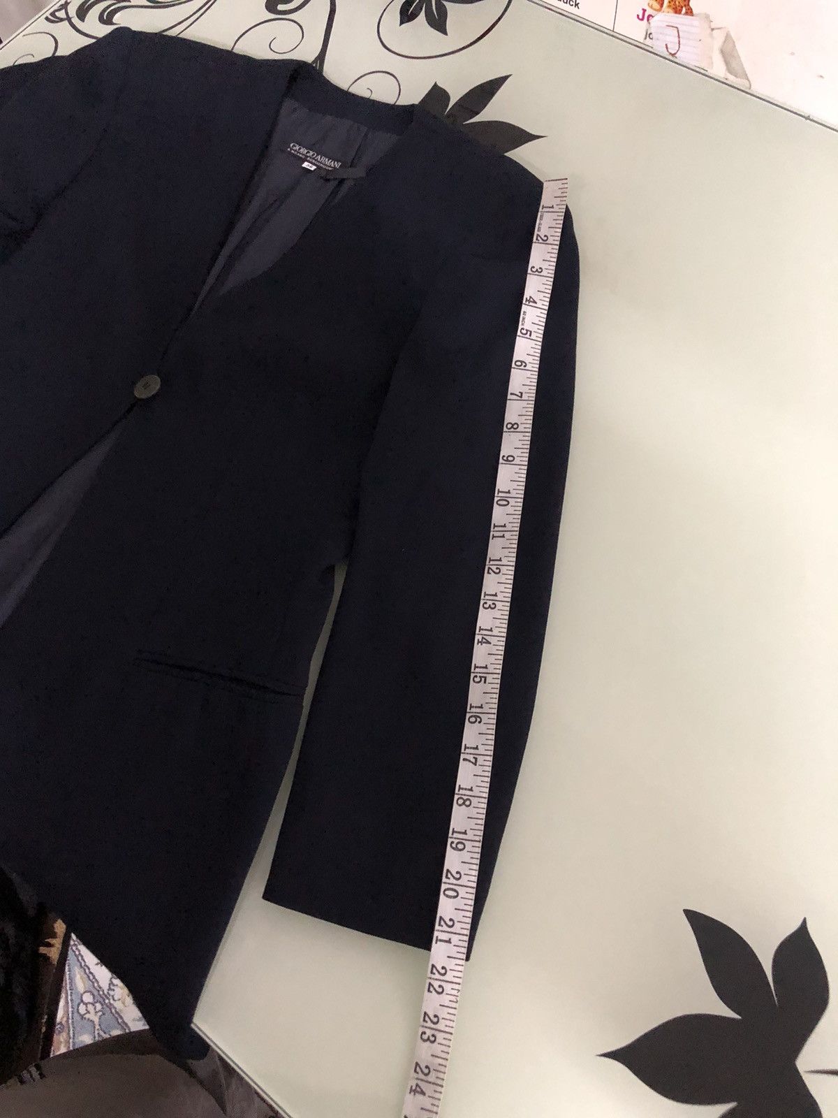 Giorgio Armani Giorgio Armani Single Breasted Blazer Jacket Blue Size XS / US 0-2 / IT 36-38 - 20 Thumbnail