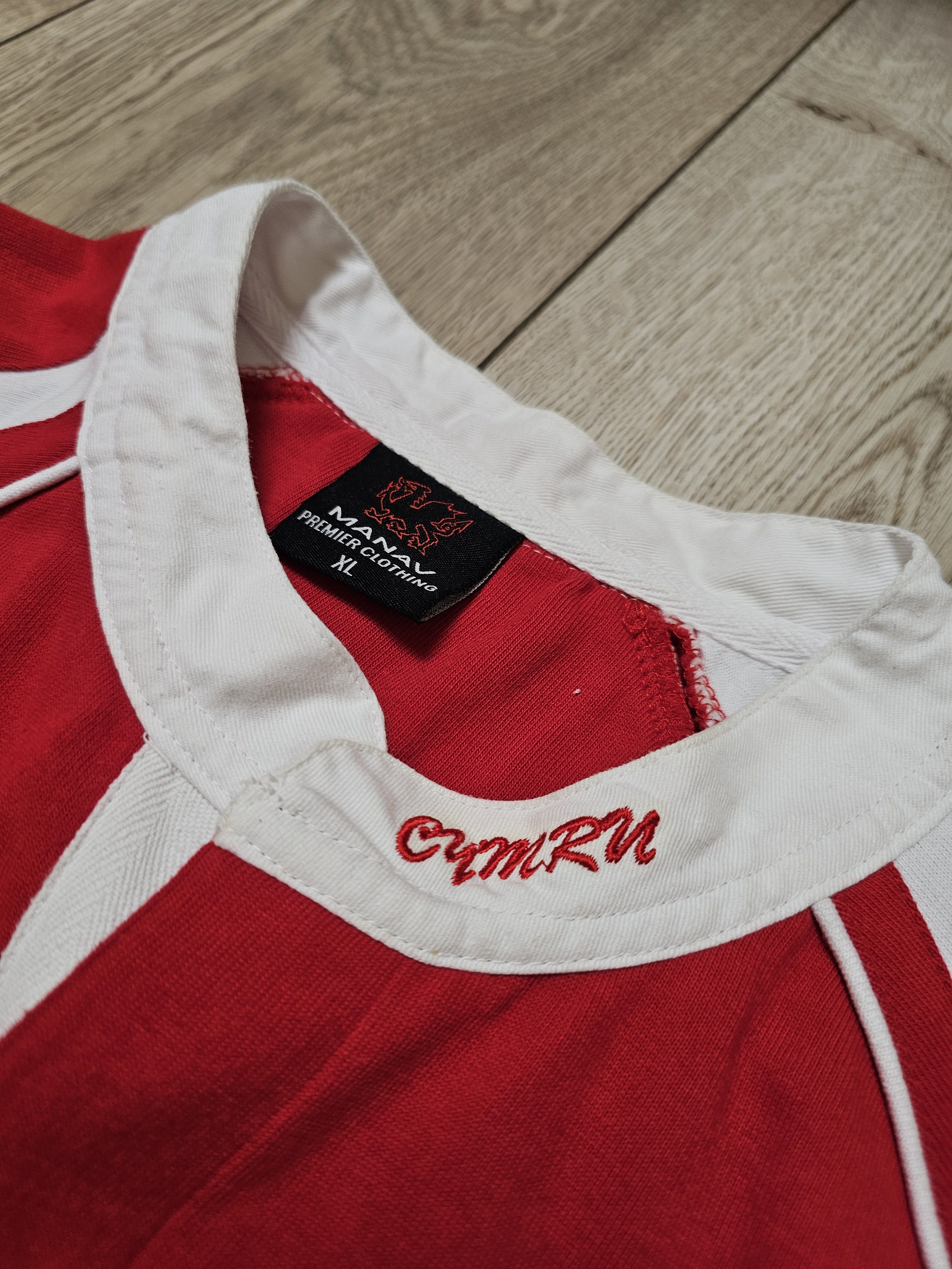 Vintage WALES RUGBY JERSEY VINTAGE WRU RUGBY SHIRT Size US XL / EU 56 / 4 - 8 Thumbnail