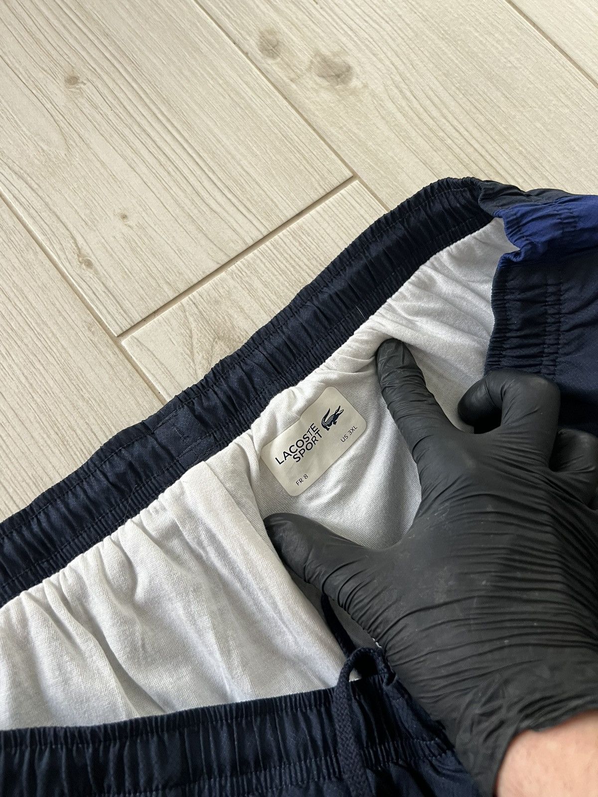 Lacoste Vintage Lacoste Nylon Y2K Logo Pants XXL Blue Size US 38 / EU 54 - 8 Thumbnail