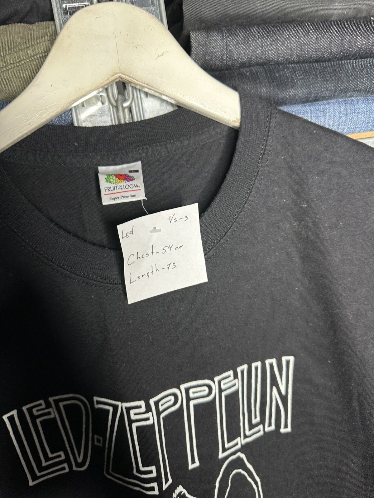 Fruit Of The Loom Vintage 2000 Led Zeppelin T-Shirt Myth Gem US Tour 1977 Size US L / EU 52-54 / 3 - 4 Thumbnail