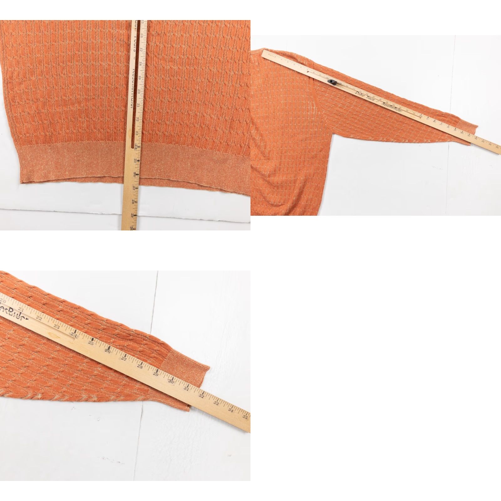 Pendleton VINTAGE Pendleton Sweater Shirt Adult M Orange V-Neck Knit Pullover Oversized Mens Size M Size US M / EU 48-50 / 2 - 8 Thumbnail
