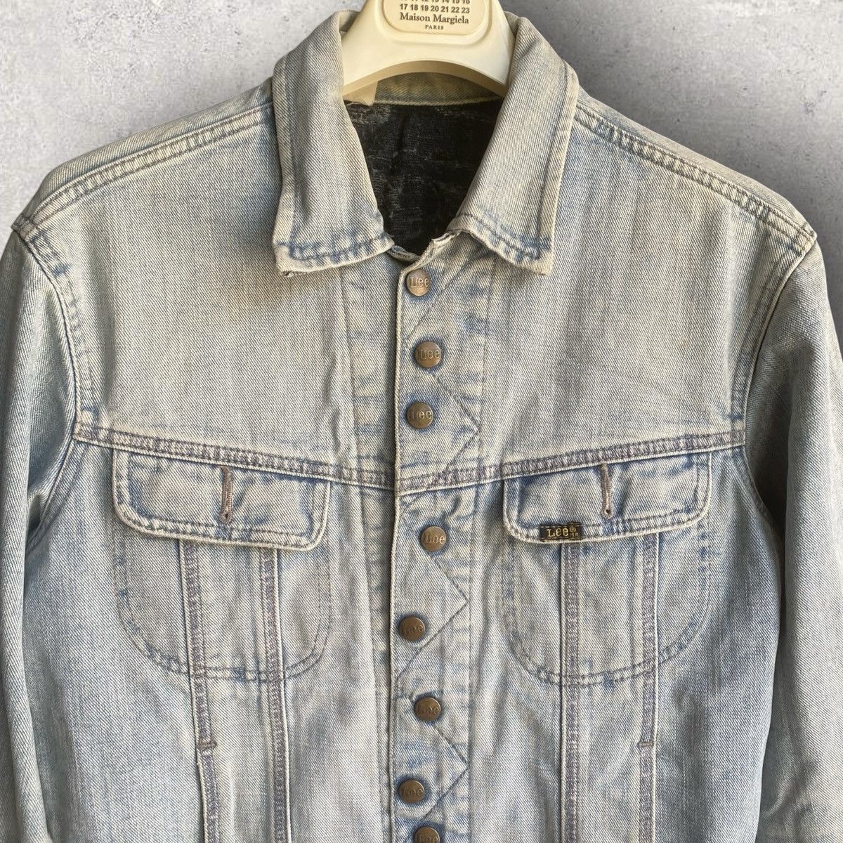 N.Hoolywood N.Hoolywood X Lee Asymmetric Button Denim Trucker Size US M / EU 48-50 / 2 - 2 Thumbnail