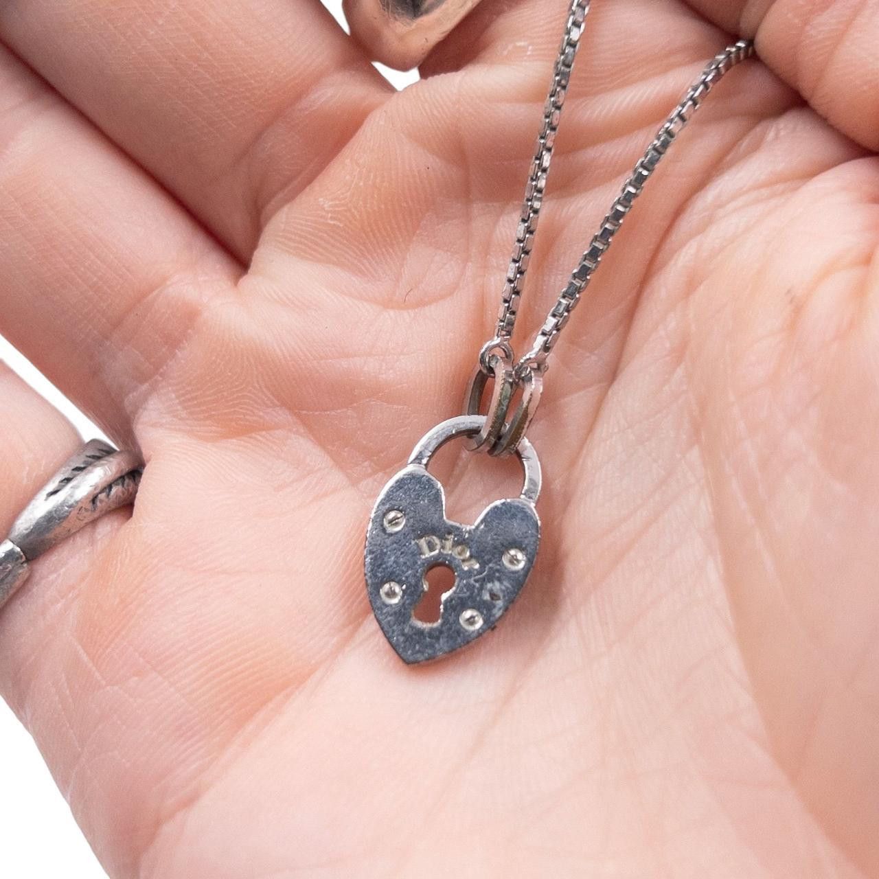 Dior Vintage Dior Padlock Necklace Size ONE SIZE - 6 Thumbnail
