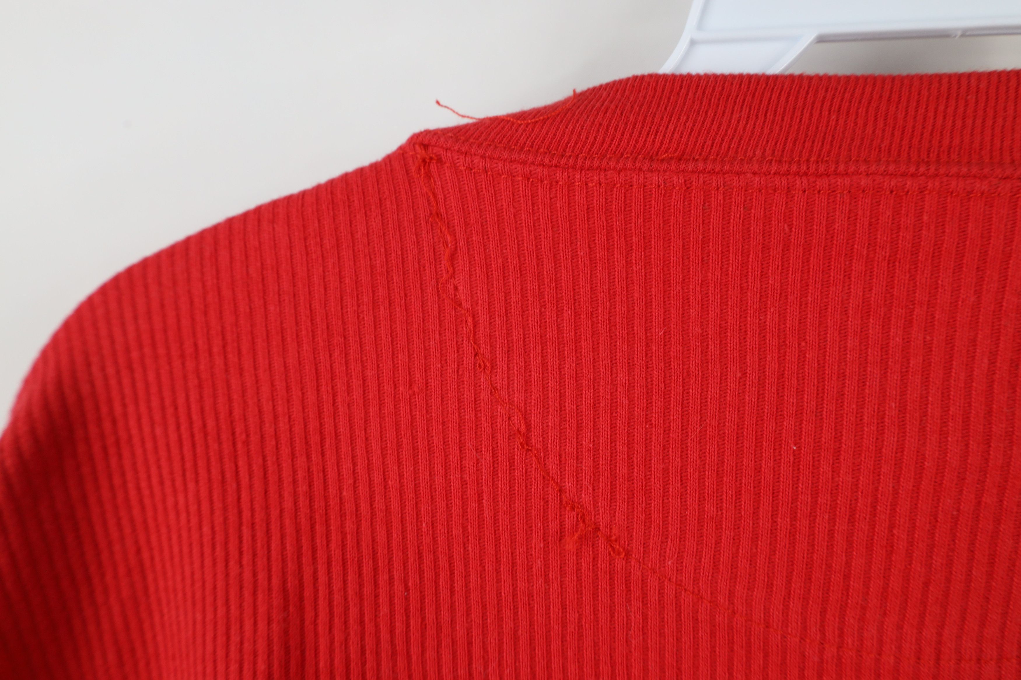 Marlboro × Vintage Vintage 90s Marlboro Ribbed Knit Long Sleeve Henley T-Shirt Size US XL / EU 56 / 4 - 9 Thumbnail