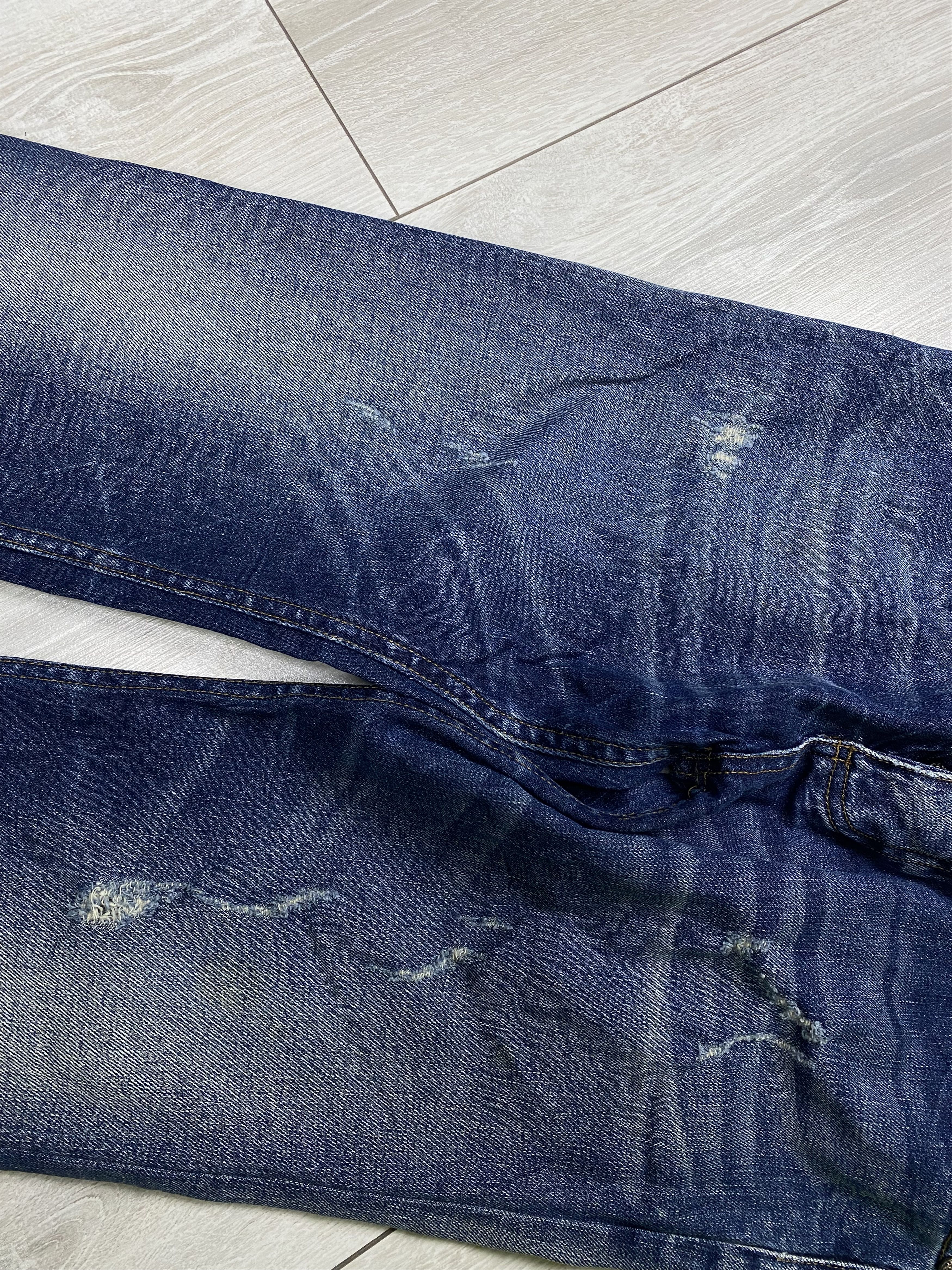 Roberto Cavalli Vintage Roberto Cavalli washed distressed logo skinny jeans Size US 32 / EU 48 - 15 Thumbnail