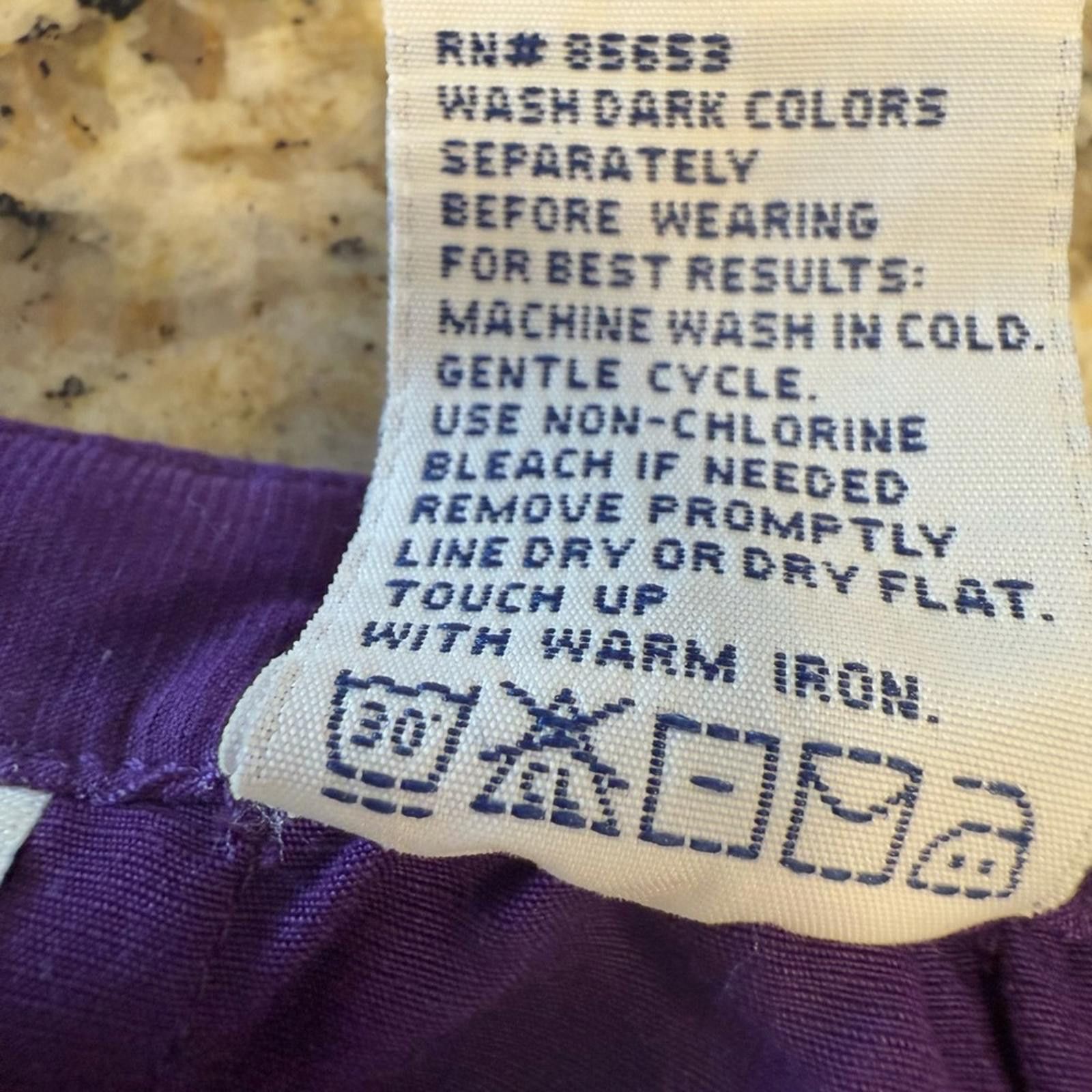 Other Koret vintage purple midi skirt embellishments SZ M Size 32" / US 10 / IT 46 - 9 Thumbnail