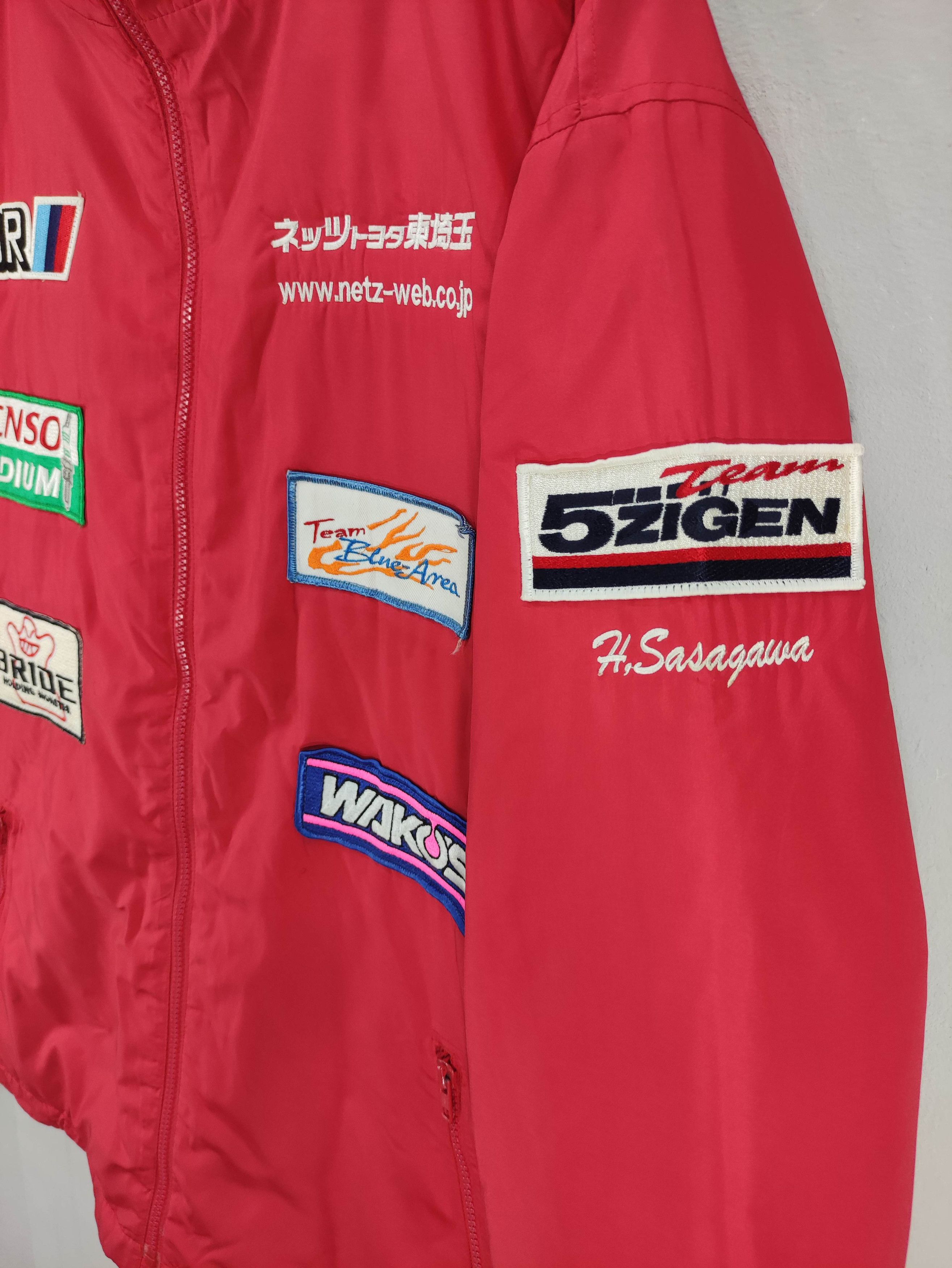 Vintage Vintage Motorsports Patch Jacket Zipper Size US L / EU 52-54 / 3 - 3 Thumbnail