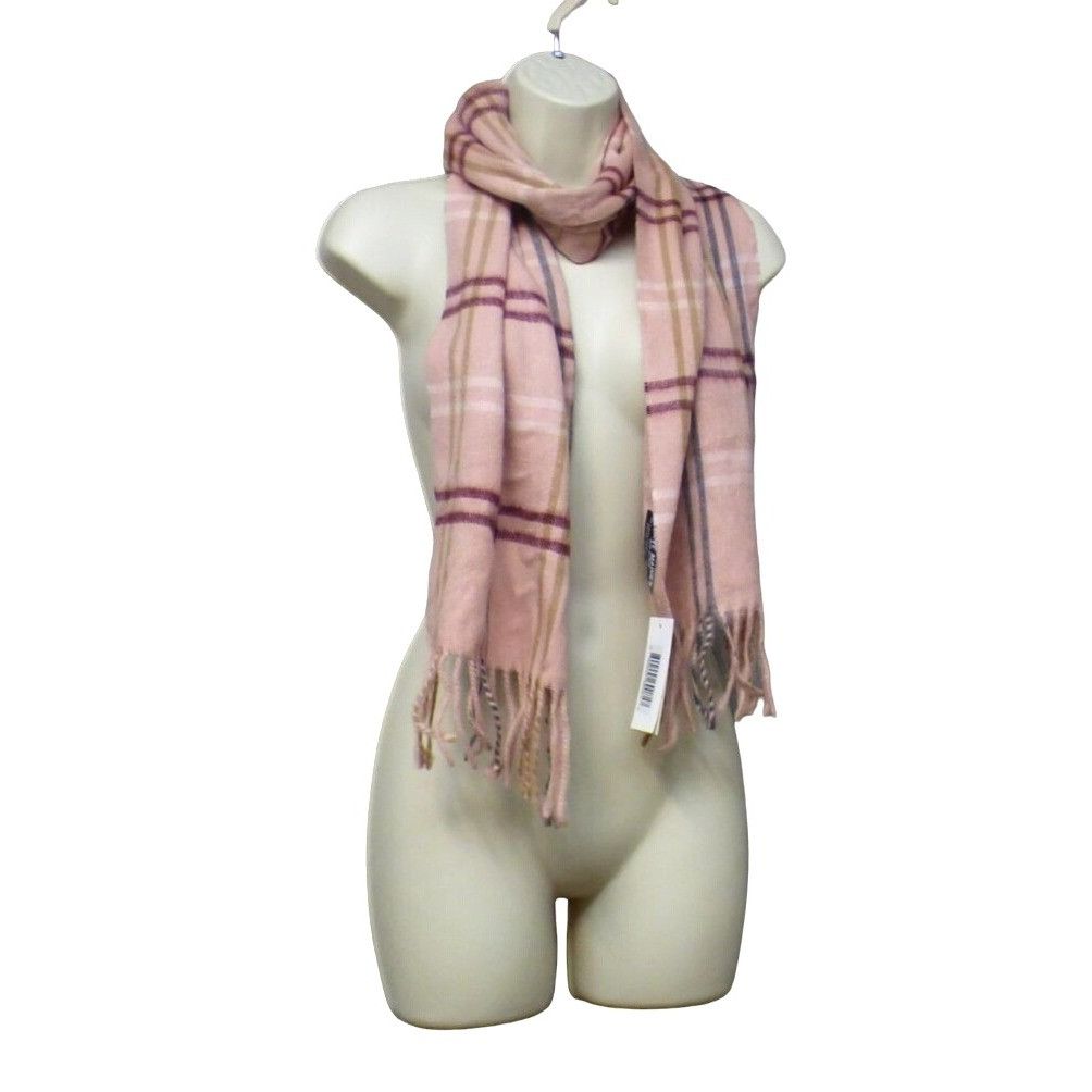 Steve Madden Steve Madden Mid Weight Plaid Pattern Muffler Scarf, 11”x 70 Size ONE SIZE - 4 Thumbnail