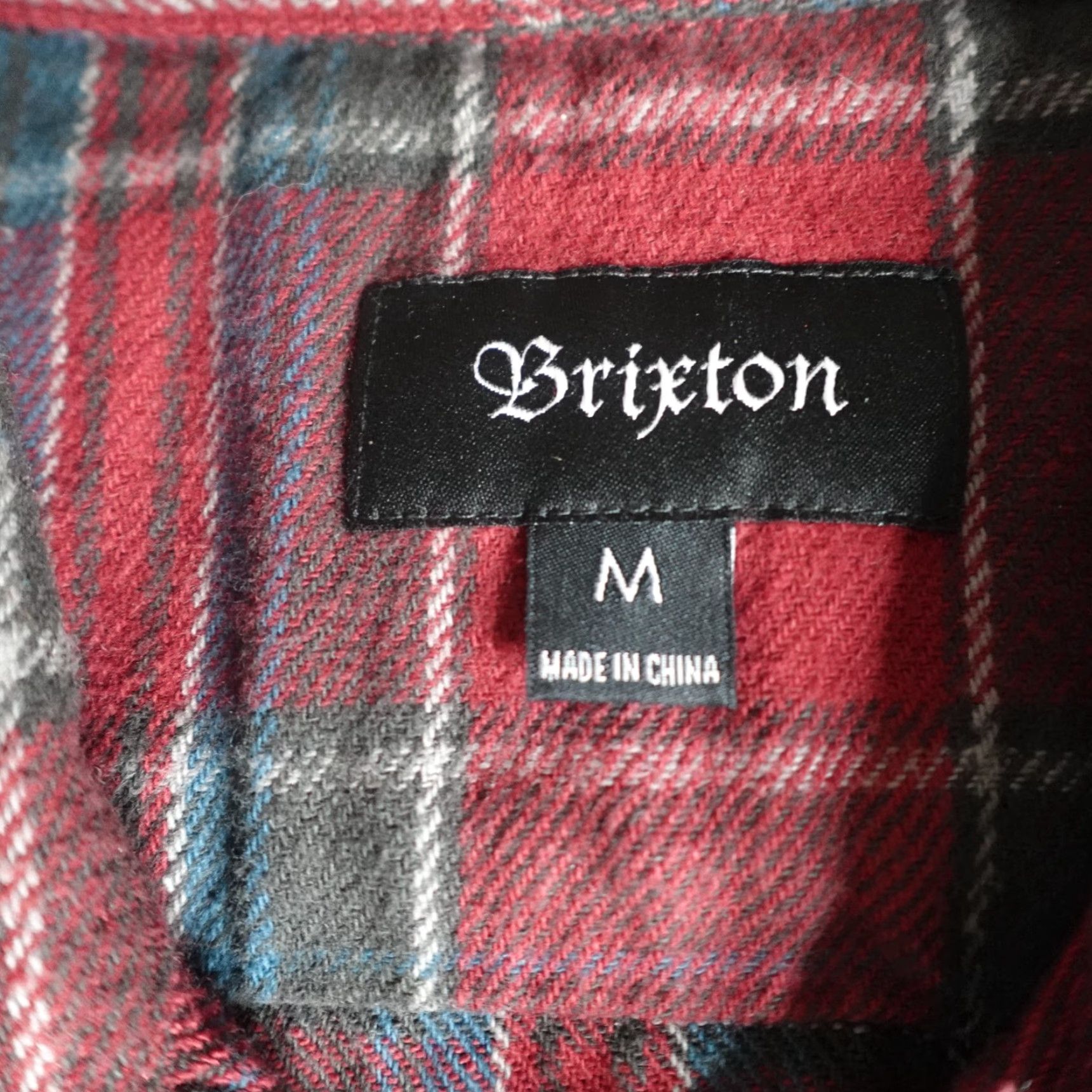Brixton Brixton Shirt Mens Medium Red Plaid Flannel Size US M / EU 48-50 / 2 - 6 Thumbnail