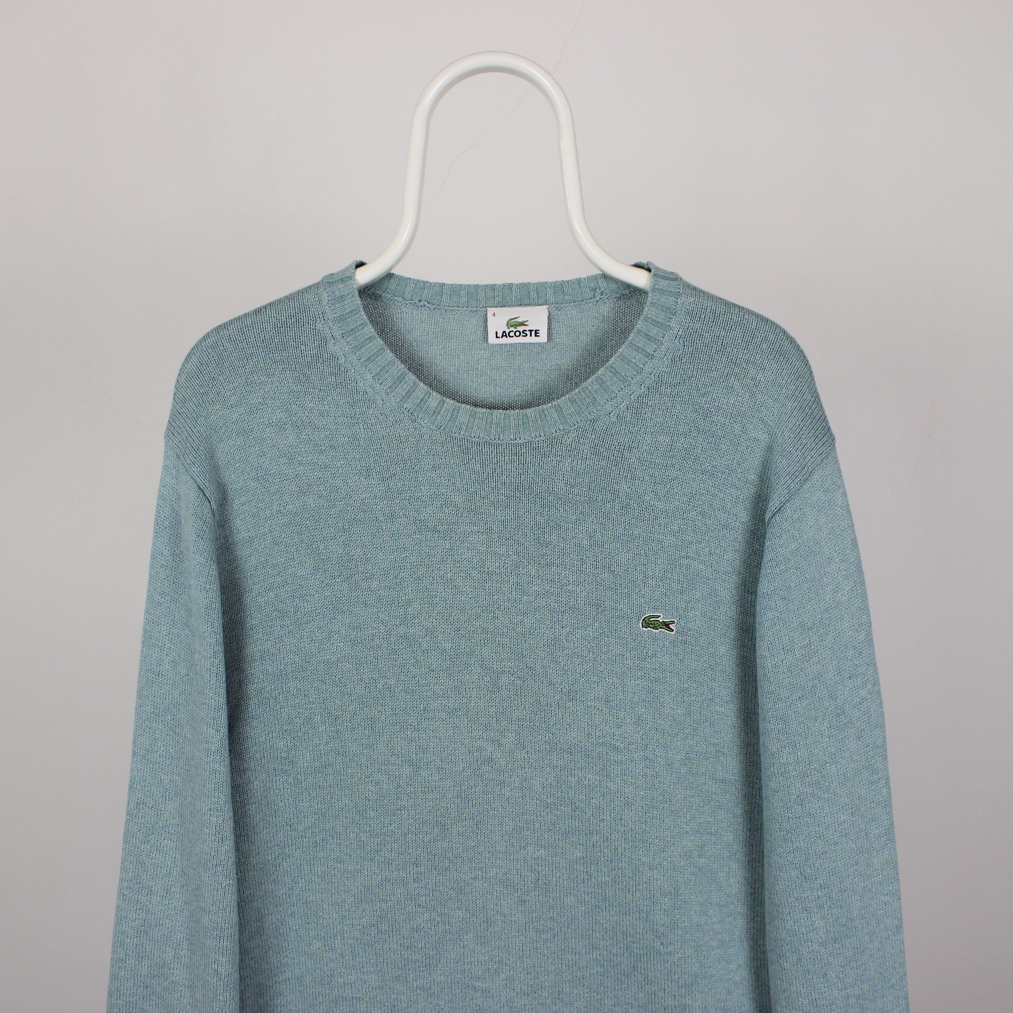 Lacoste Lacoste sweater men cotton wool blue green L 4 Size US L / EU 52-54 / 3 - 5 Thumbnail