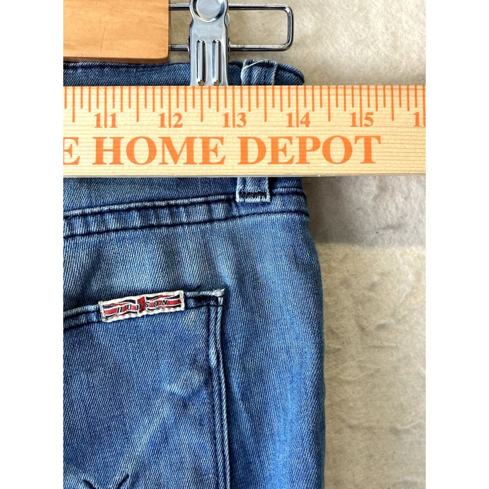Hudson Hudson Jeans Womens Skinny Medium Wash Stretch Denim Blue Jeans Size 25 Size 42" / US 20 - 3 Thumbnail