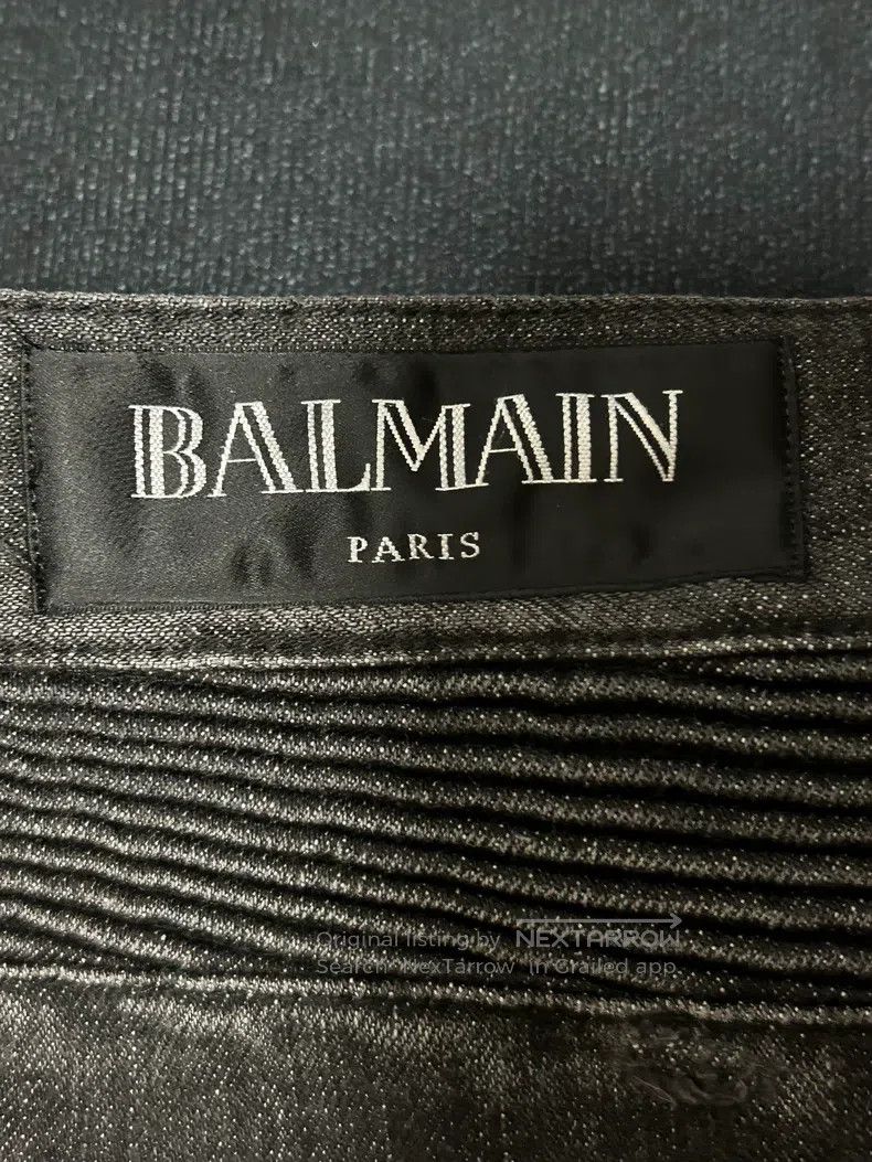 Balmain BALMAIN Biker Jeans Size US 31 - 6 Thumbnail