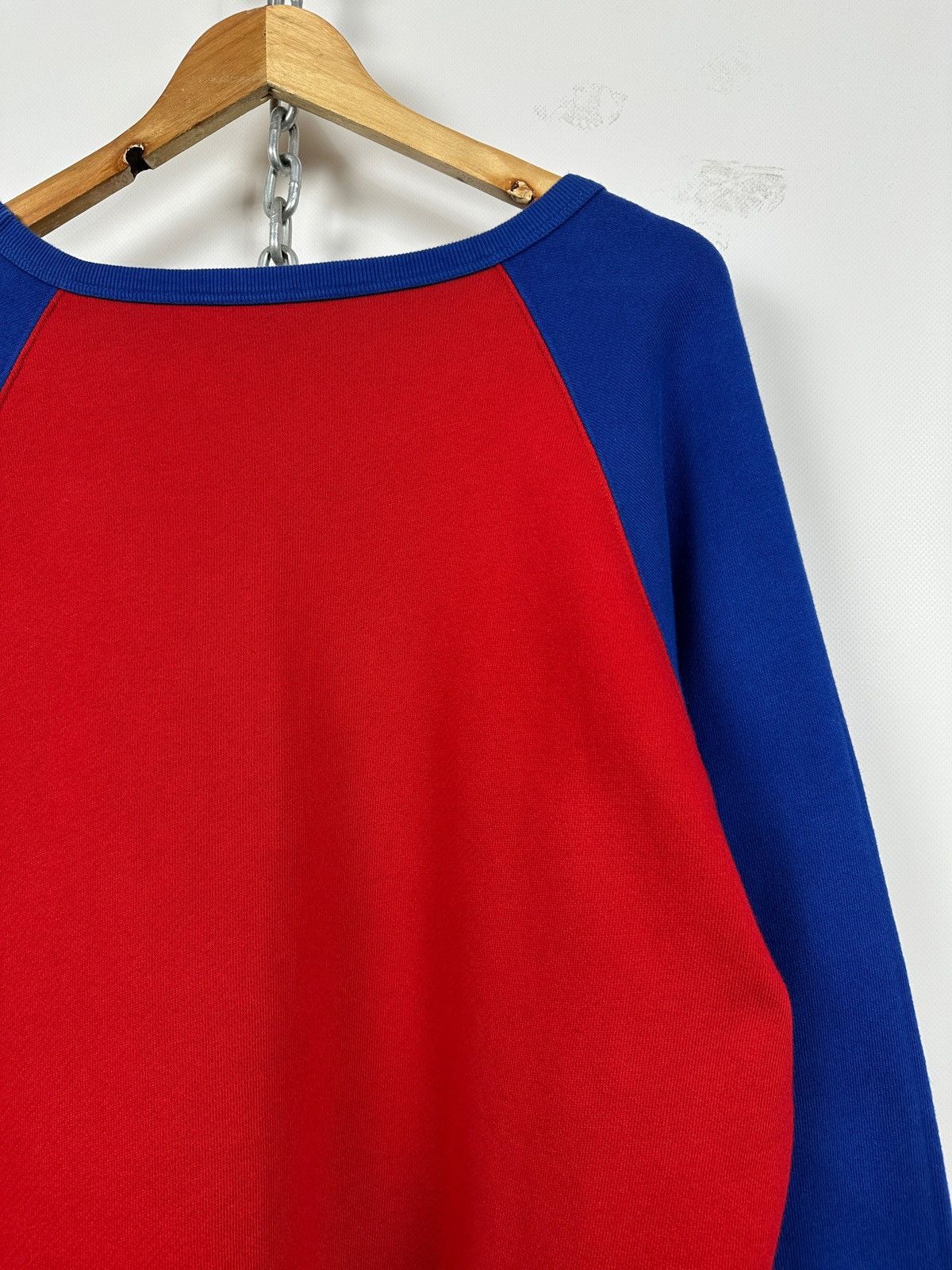 Gucci Gucci Red/Blue Crewneck Sweatshirt Size US L / EU 52-54 / 3 - 16 Thumbnail