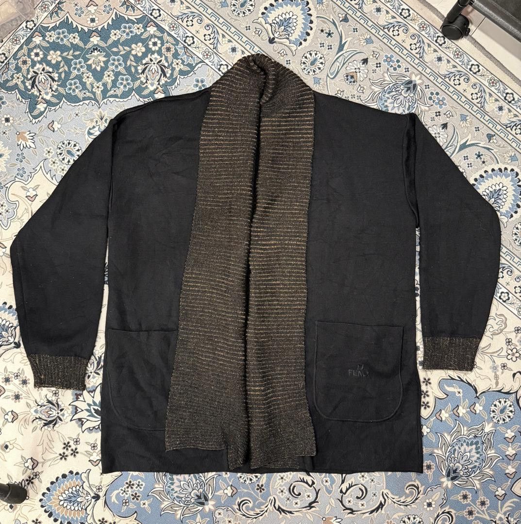 Fendi Fendi knit/cardigan with Embroidered logo Size XL / US 12-14 / IT 48-50 - 1 Thumbnail
