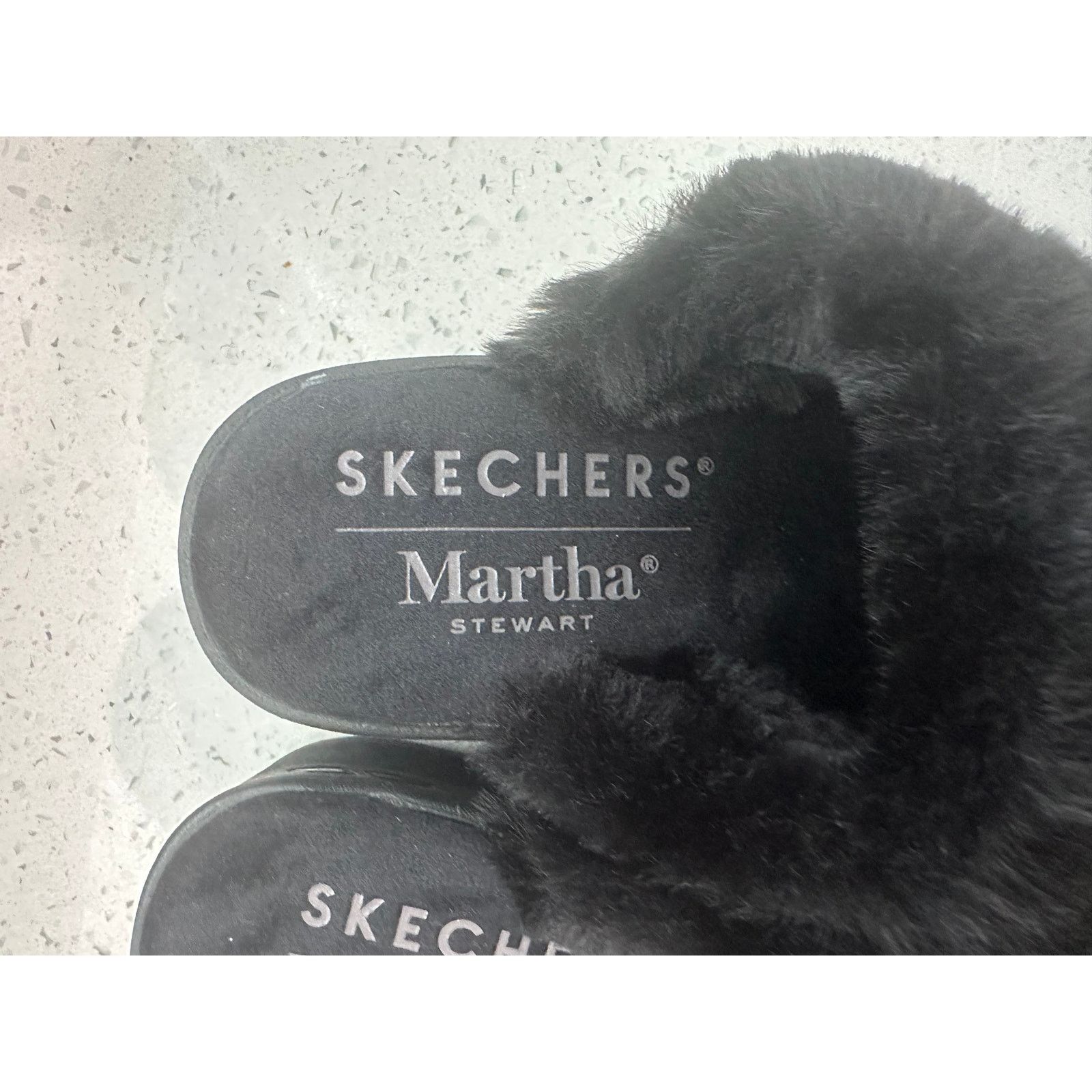 SKECHERS Martha Stewart Skechers Pier-Lite Mules Cozy High Black Sz 5 Size US 5 / IT 35 - 2 Thumbnail