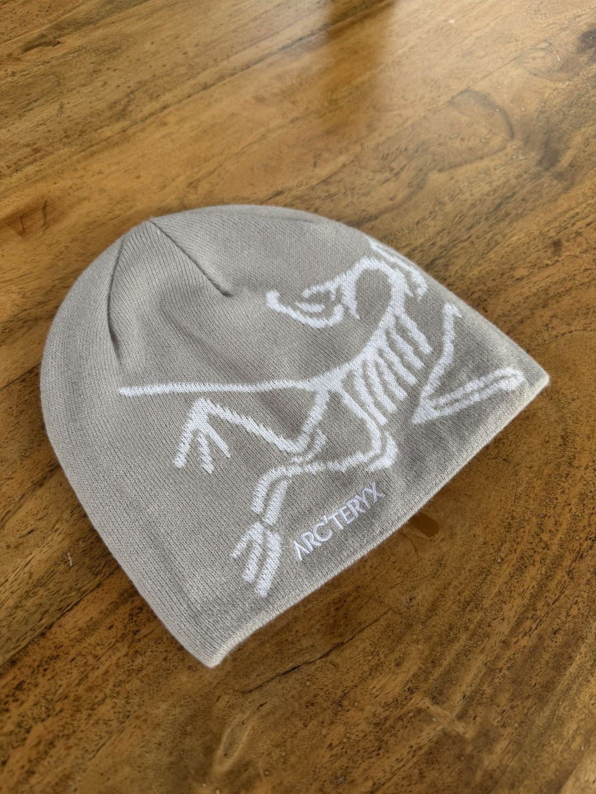 Other Bird Logo Beanie - Grey & White Size ONE SIZE - 3 Thumbnail