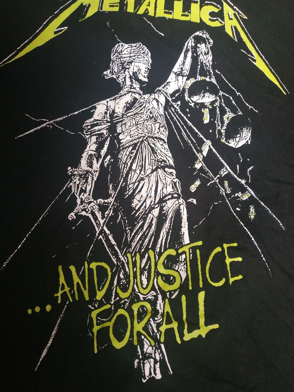 Vintage Metallica And Justice For All T-Shirt L Double Sided Track Size US L / EU 52-54 / 3 - 3 Thumbnail