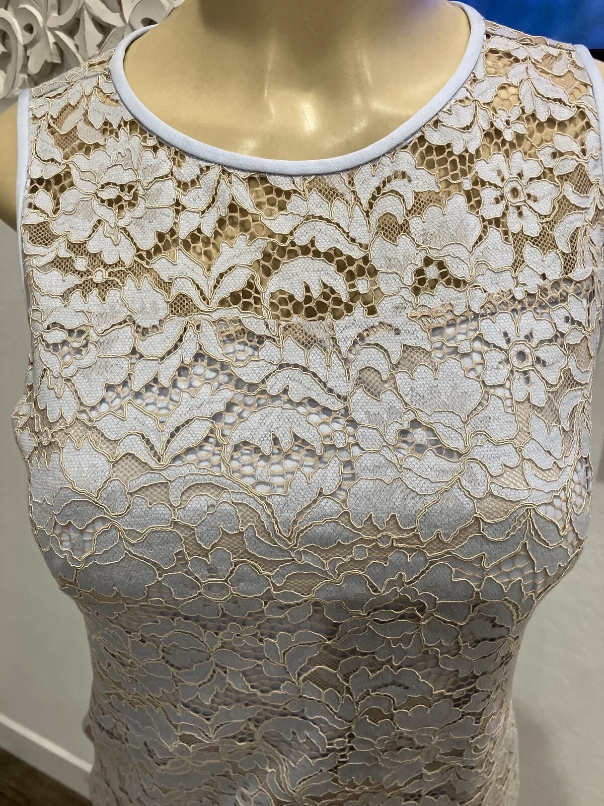 Polo Ralph Lauren NWT Sleeveless Lace Sheath Dress Size XS / US 0-2 / IT 36-38 - 2 Thumbnail