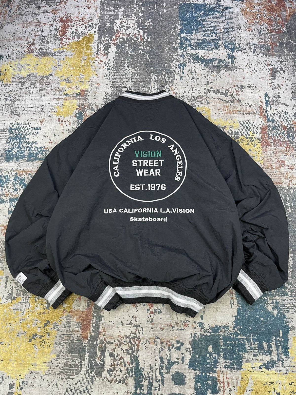 Vision Streetwear Vision Streetwear Back Hit Embroidery Nylon Jacket Size US L / EU 52-54 / 3 - 2 Thumbnail