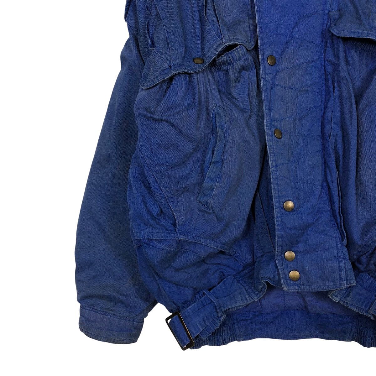 Japanese Brand × Vintage 📌Vintage Bomber Jacket MonteViso Bondage Design Issey Miyake Size US L / EU 52-54 / 3 - 5 Thumbnail