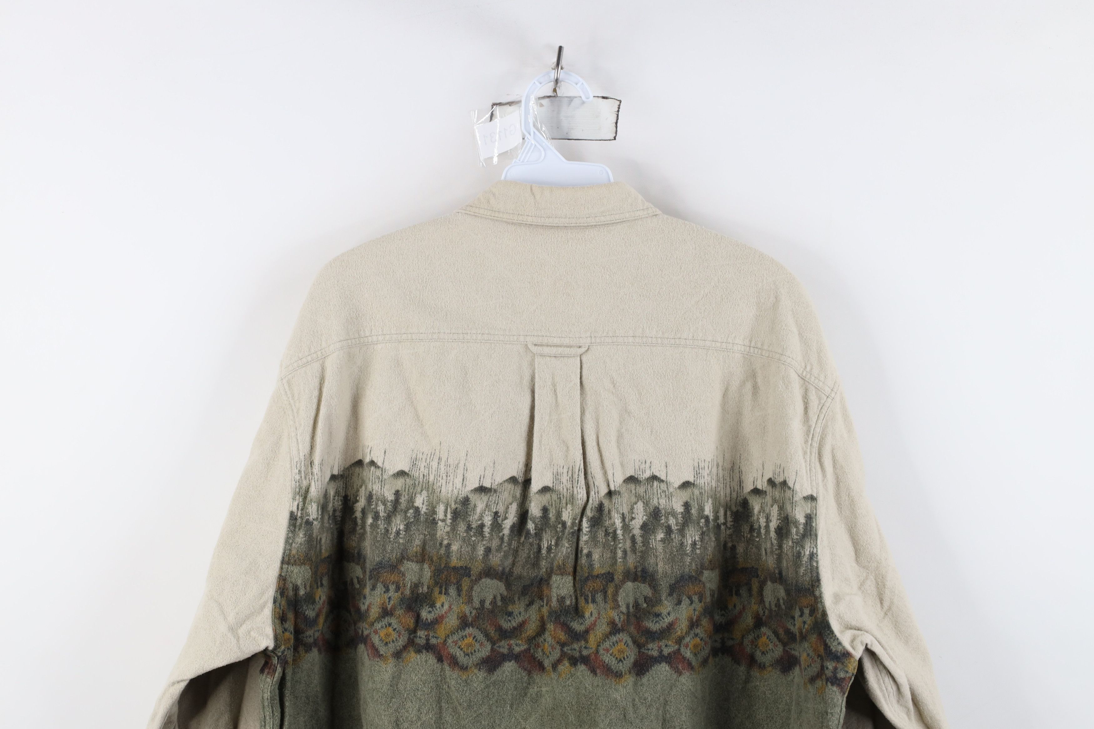 Cabelas Vintage 90s Cabelas Cloth Bear Southwestern Button Shirt Size XL / US 12-14 / IT 48-50 - 11 Thumbnail