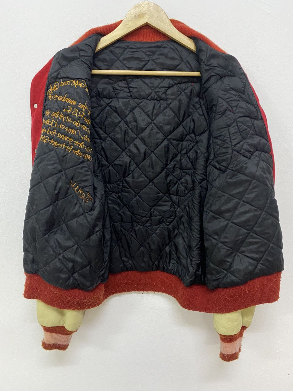 Japanese Brand Rsc streetwear booby trap biglogo varsity jacket Size US L / EU 52-54 / 3 - 3 Thumbnail