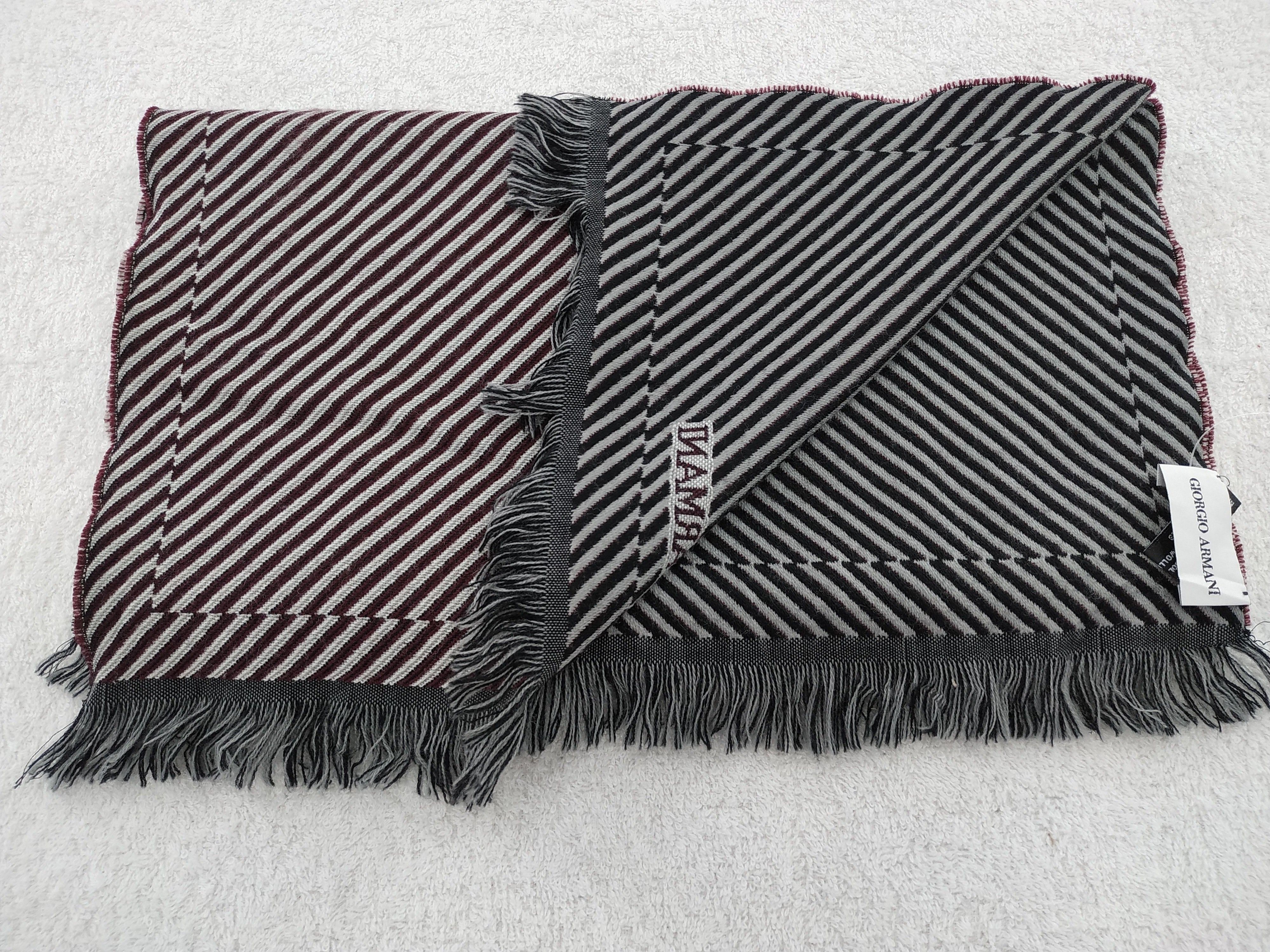 Giorgio Armani × Vintage Giorgio Armani Scarf / Muffler / Neckwear Size ONE SIZE - 4 Thumbnail