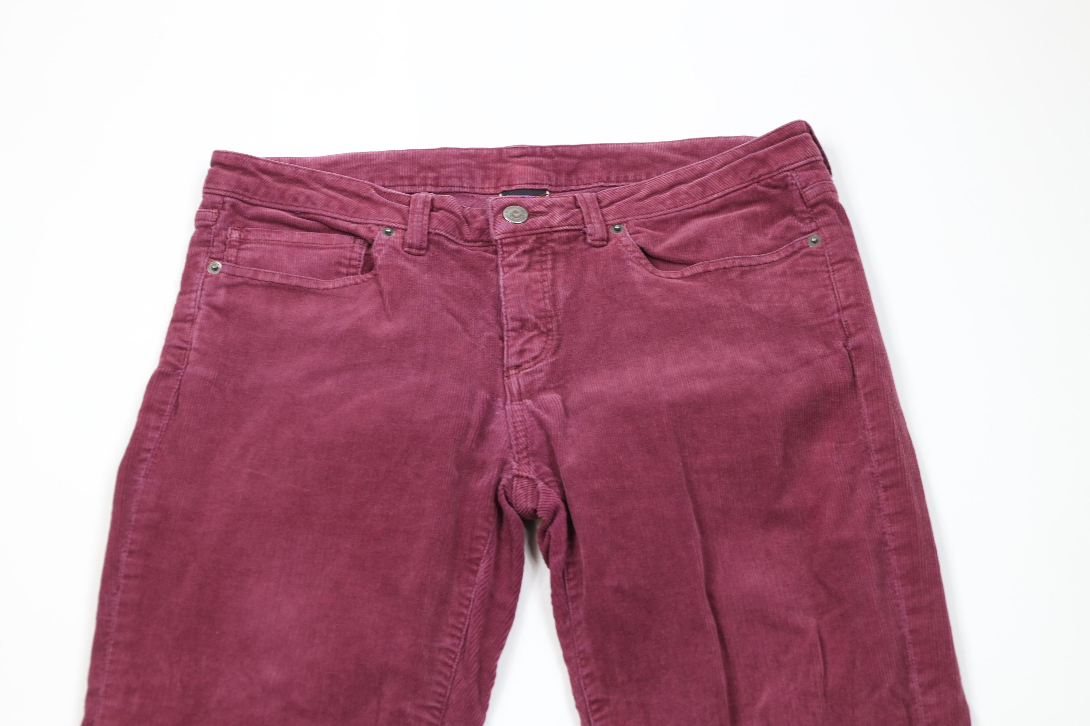 Patagonia × Vintage Vintage Patagonia Spell Out Stretch Corduroy Pants Purple Size 30" / US 8 / IT 44 - 2 Thumbnail