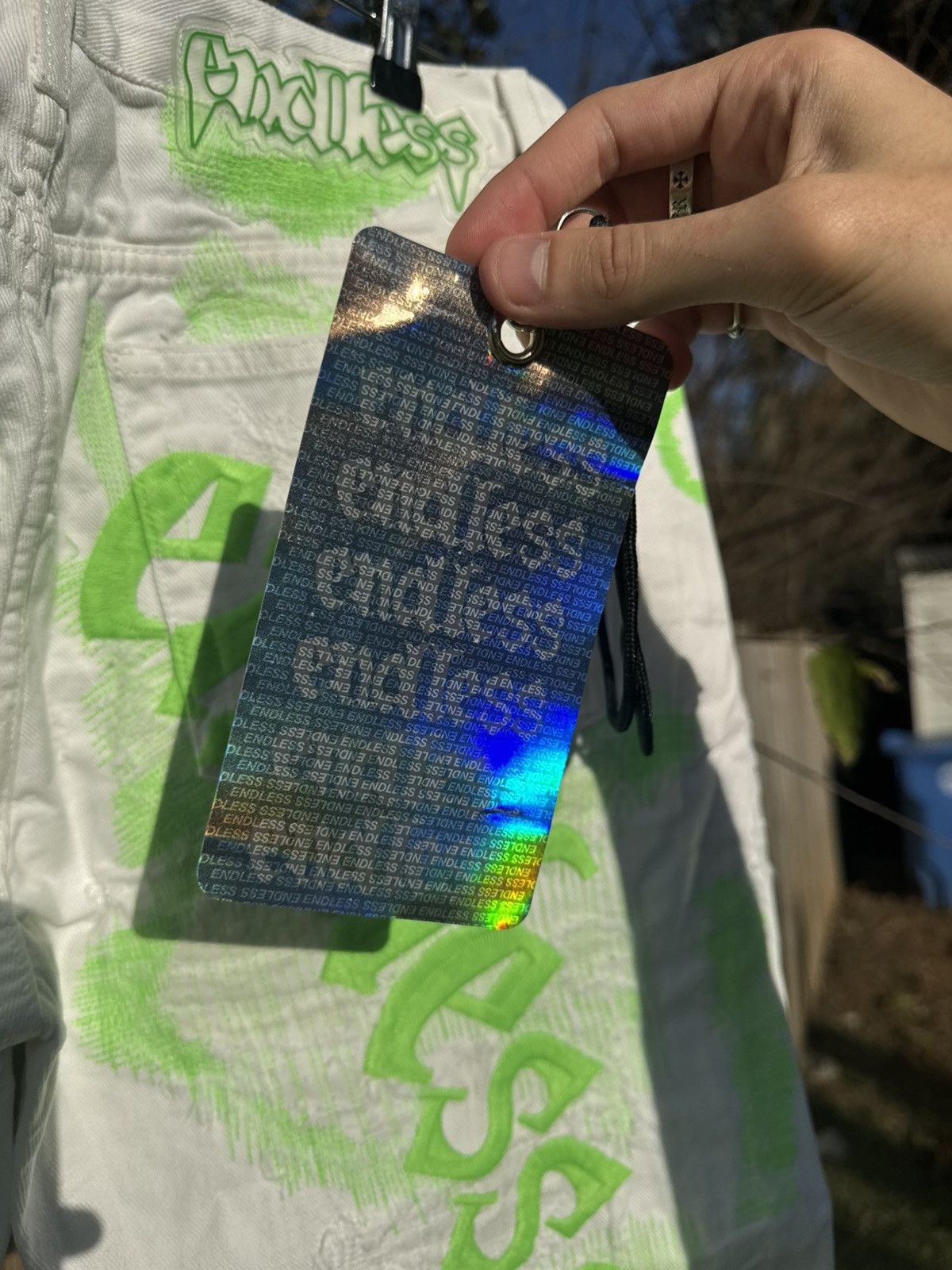 Endless NEW ENDLESS DENIM “Green on White” Size 34 Size US 34 / EU 50 - 9 Thumbnail
