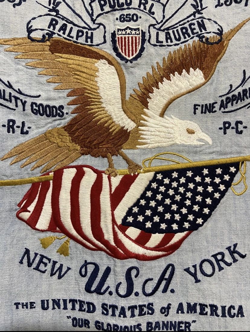 Polo Ralph Lauren Ralph Lauren POLO Eagle Chambray Shirt L BNWTs Size US L / EU 52-54 / 3 - 4 Thumbnail