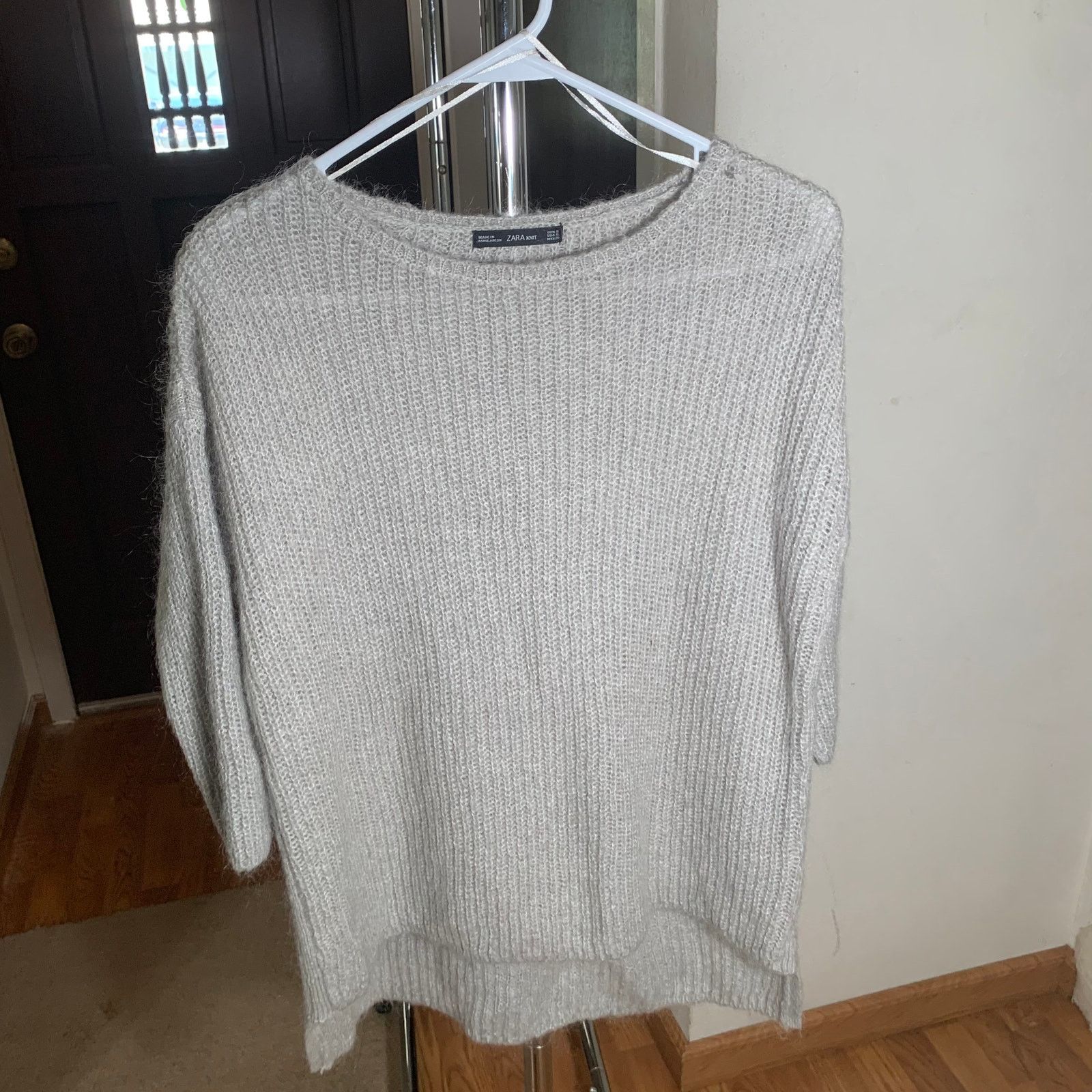 Zara ZARA Knit Women's 3/4 Long Sleeve Round Neck Sweater Size S Size S / US 4 / IT 40 - 10 Thumbnail