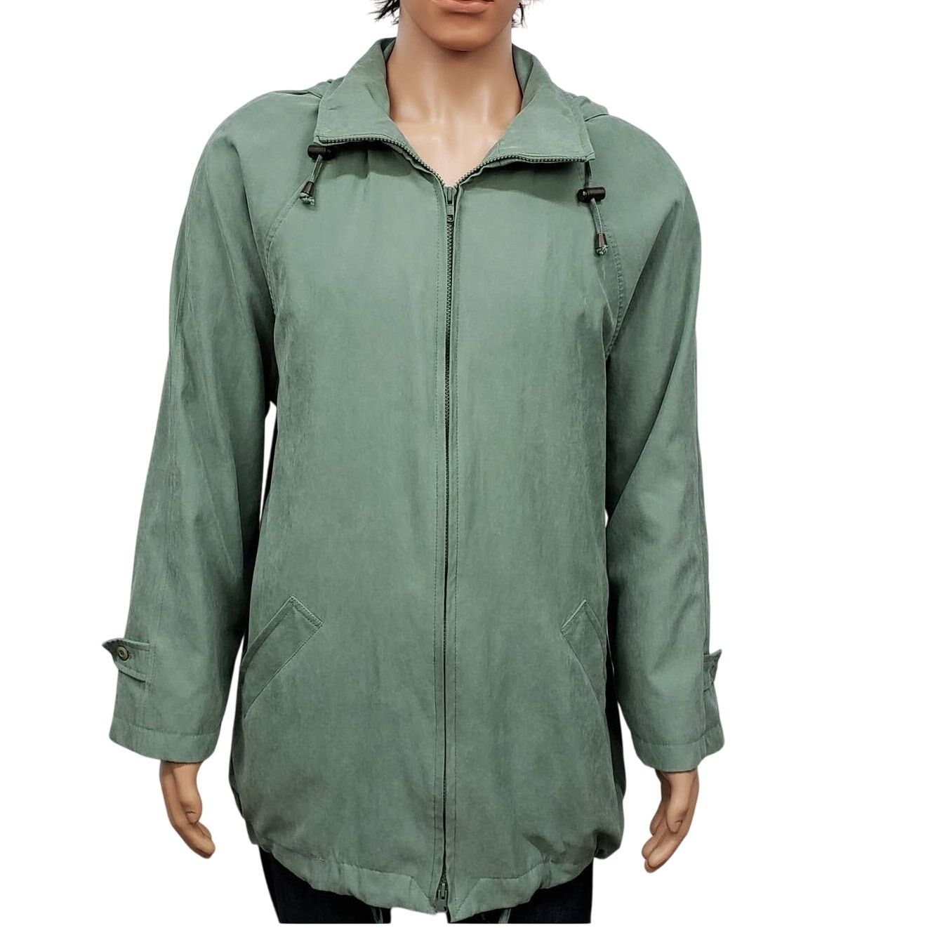 London Fog London Fog Removable Hood Windbreaker Jacket Zip Up XL Size US XL / EU 56 / 4 - 4 Thumbnail