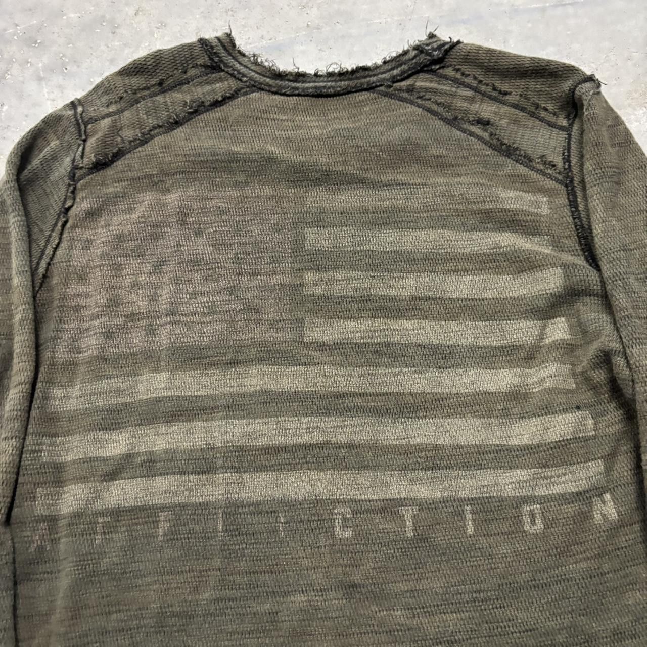 Japanese Brand × Vintage Crazy Vintage Y2K/2000s Grunge Cyber Goth Affliction Emo Reversible Thermal! Size US L / EU 52-54 / 3 - 8 Thumbnail