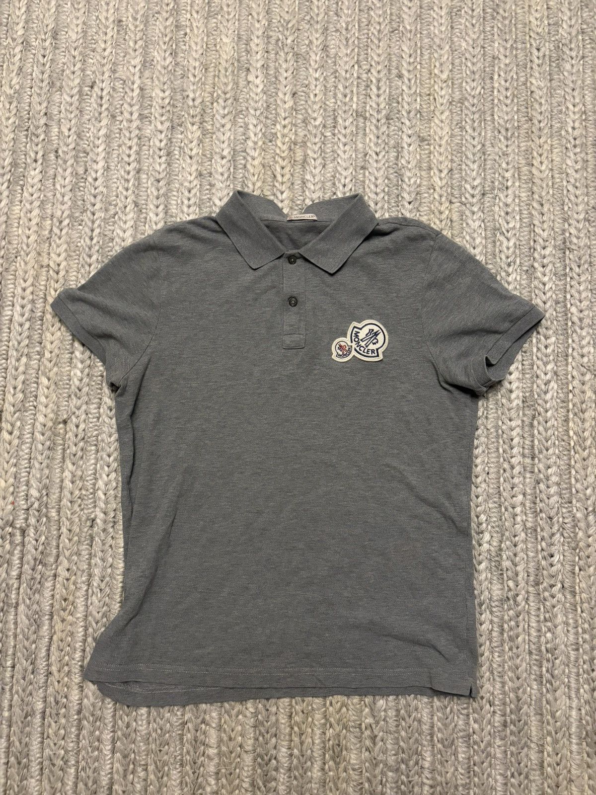 Moncler Moncler patch polo shirt Size US M / EU 48-50 / 2 - 1 Thumbnail