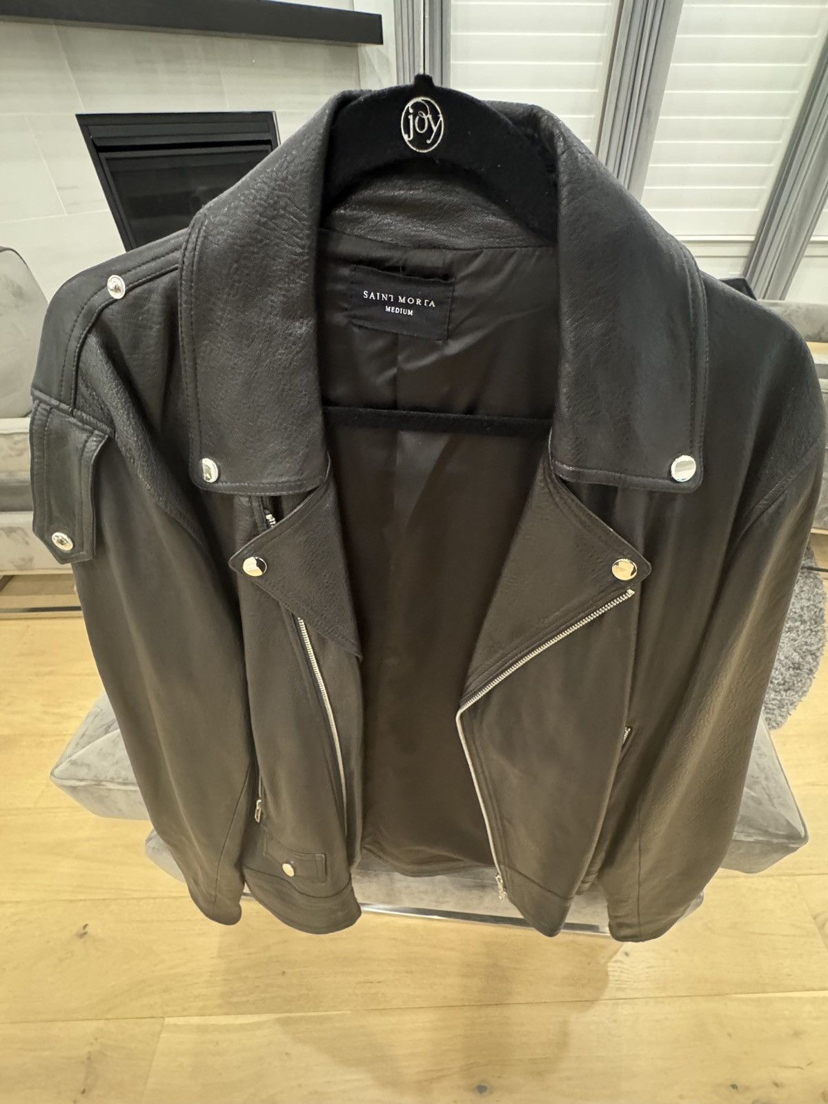 Other Saint Morta Leather Biker Jacket (OG) (Black) 2017 Size US M / EU 48-50 / 2 - 1 Thumbnail