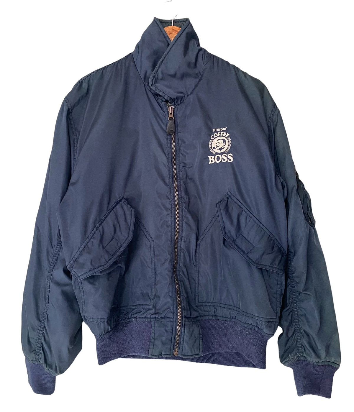 Japanese Brand Vintage SUNTORY BOSS coffee Bomber Jacket Size US M / EU 48-50 / 2 - 1 Thumbnail