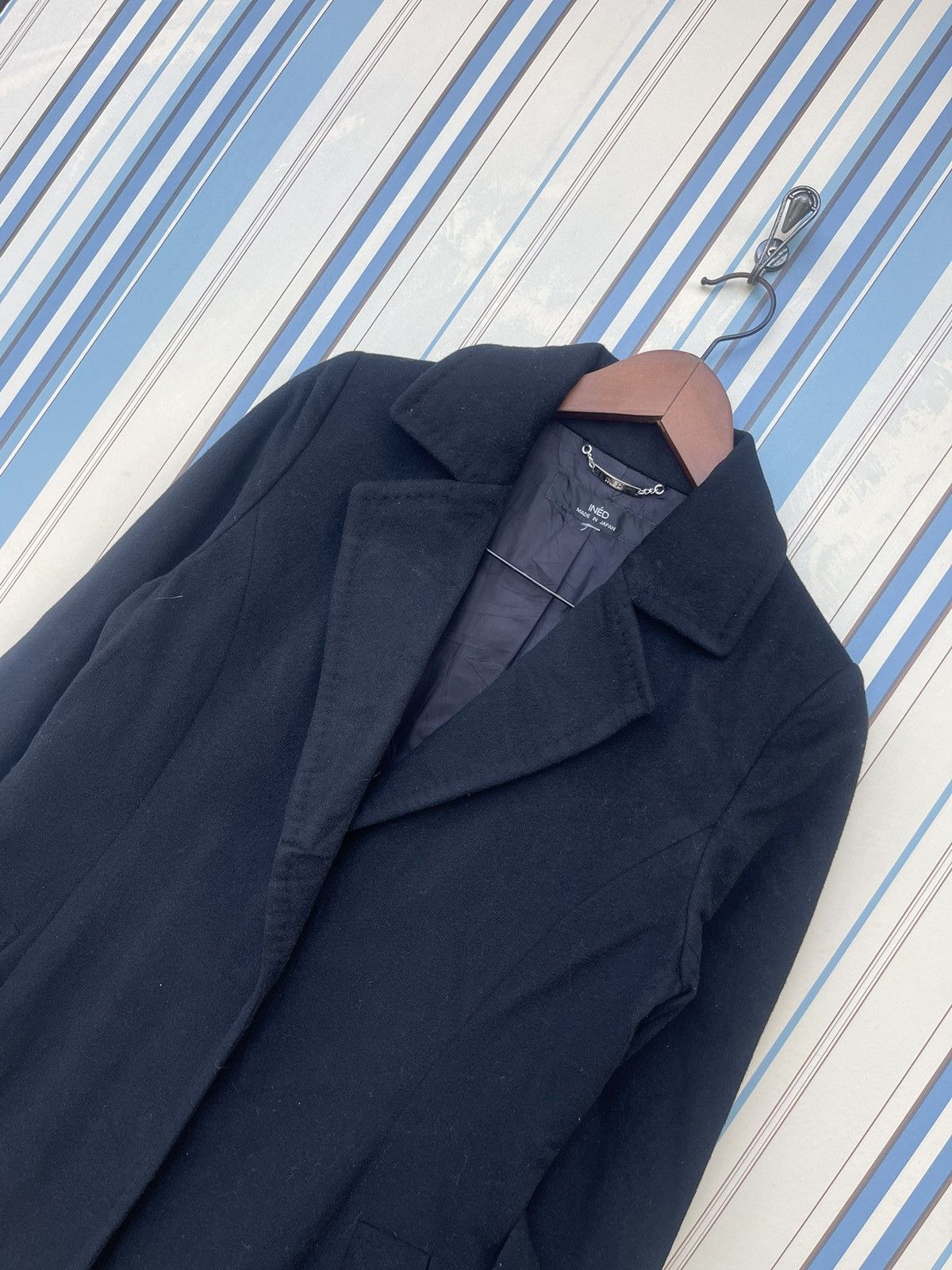 Yohji Yamamoto Ined Yohji Yamamoto Wool Long Coat Jacket Size S / US 4 / IT 40 - 5 Thumbnail
