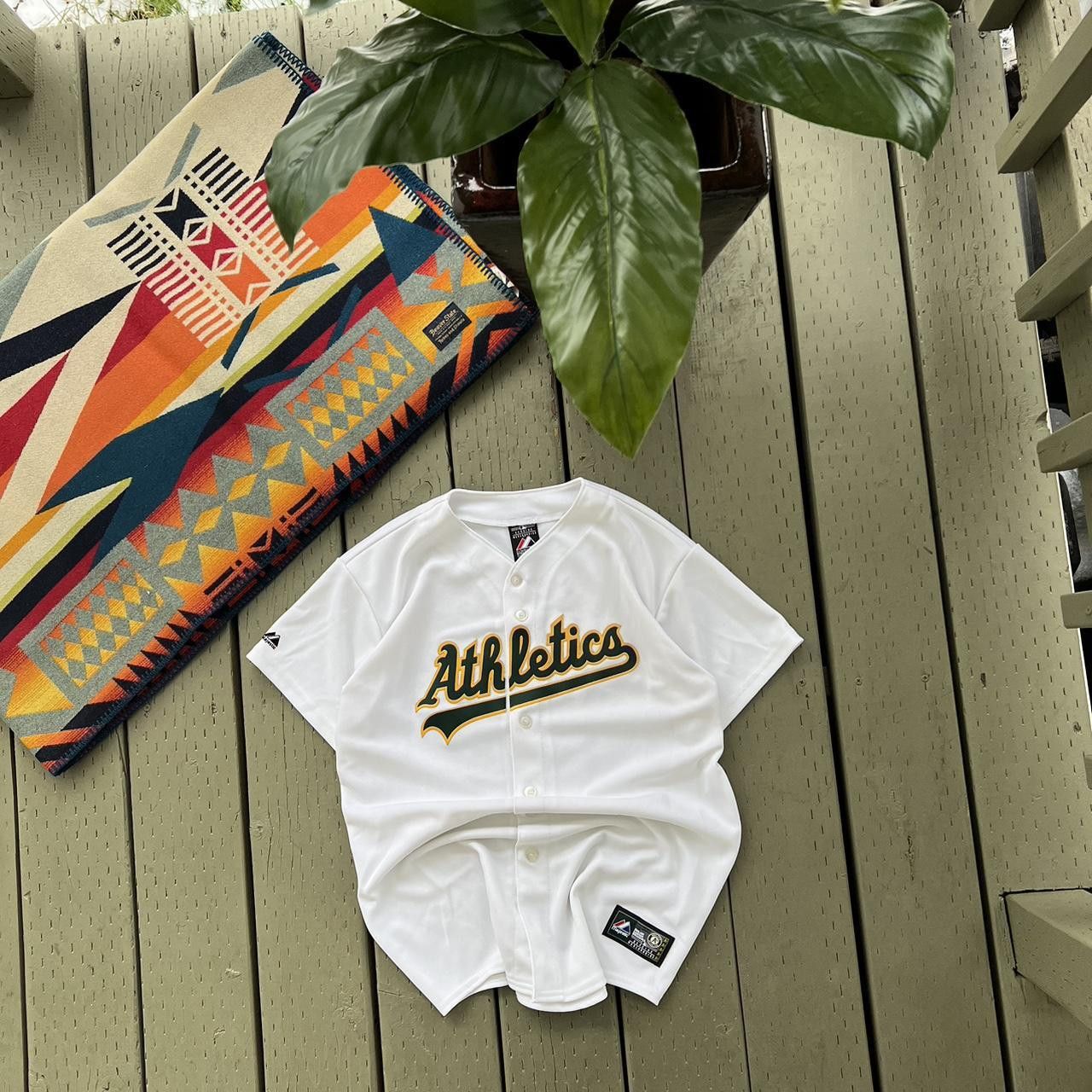 MLB × Vintage Vintage MLB Oakland A’s Athletics MLB Blank Jersey Size US S / EU 44-46 / 1 - 1 Thumbnail
