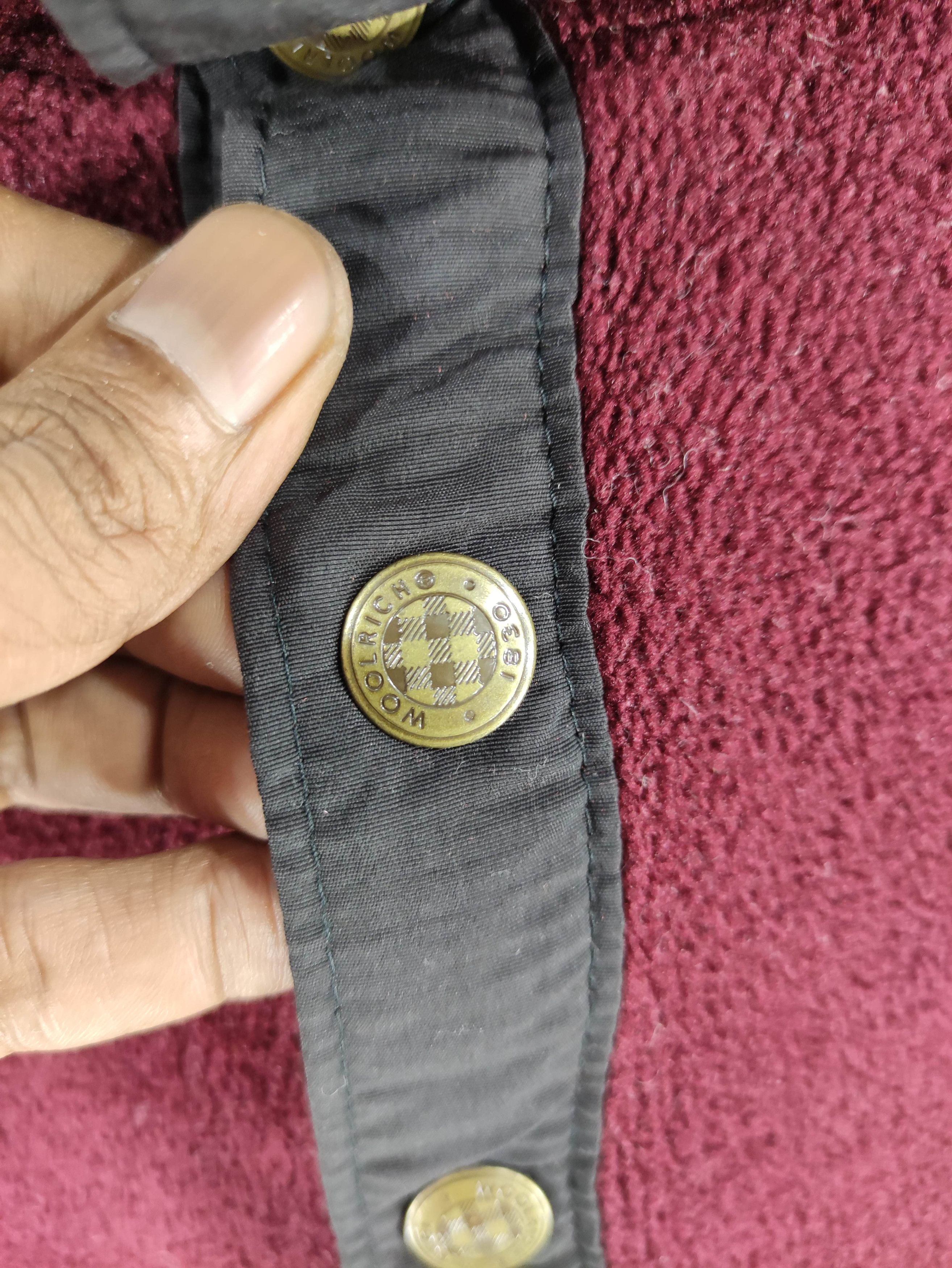 Woolrich Woolen Mills Vintage 90s Woolrich Fleece Sweater Tsnap Button Size US L / EU 52-54 / 3 - 2 Thumbnail