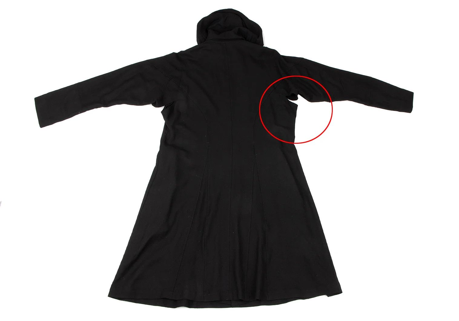 Yohji Yamamoto Yohji Yamamoto Wool Hooded Long Coat Black Size US M / EU 48-50 / 2 - 13 Thumbnail