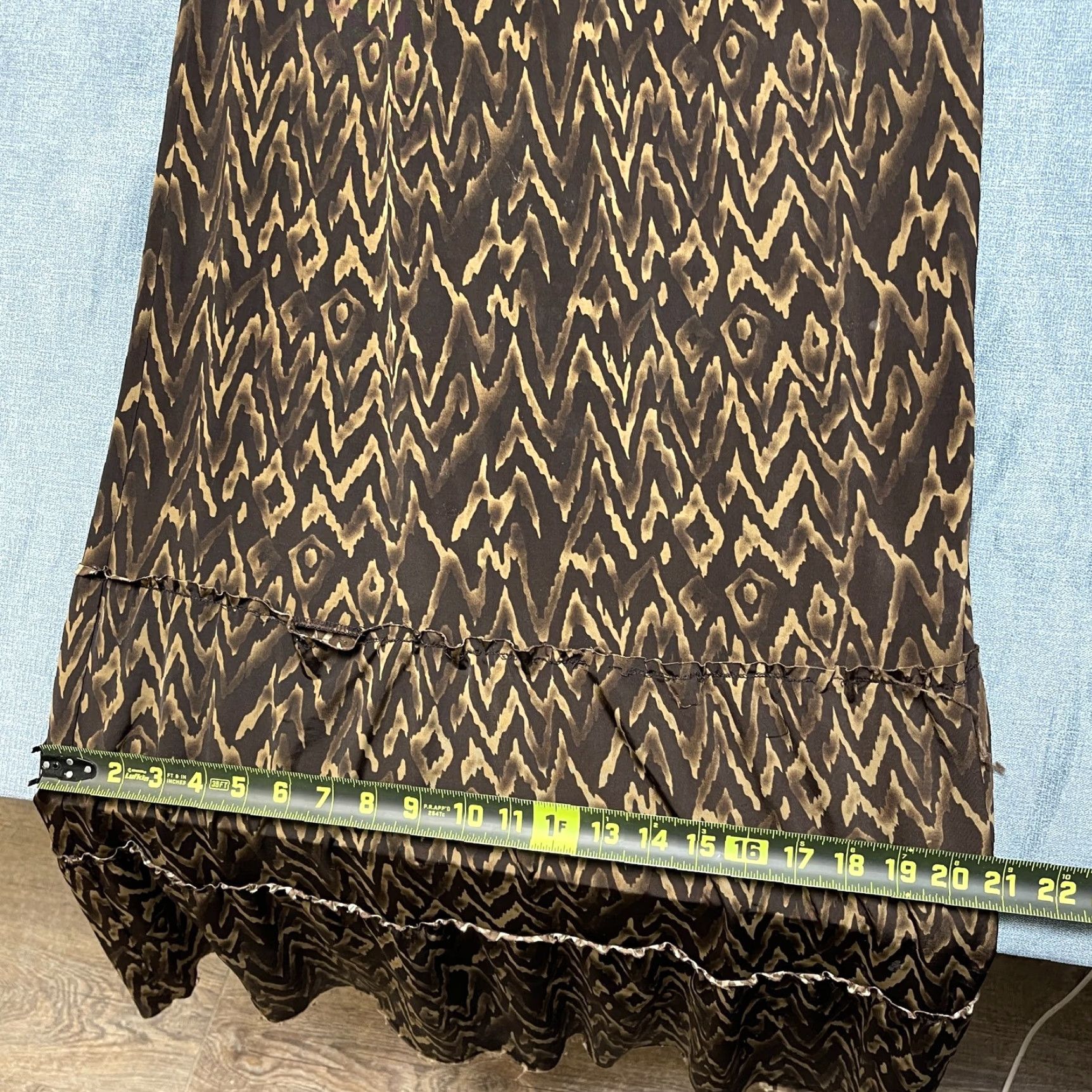 Guess Guess Maxi Dress Womens Medium Brown All Over Print Beach Wear Keyhole Back Size M / US 6-8 / IT 42-44 - 4 Thumbnail