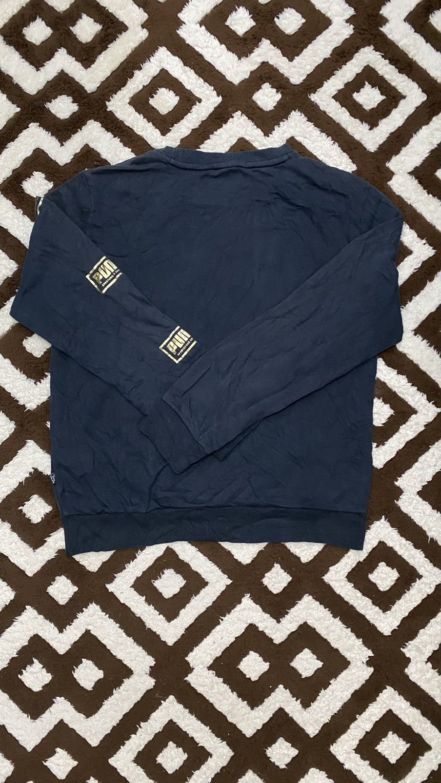 Puma RARE Gold Puma Sweatshirt Size US L / EU 52-54 / 3 - 5 Thumbnail