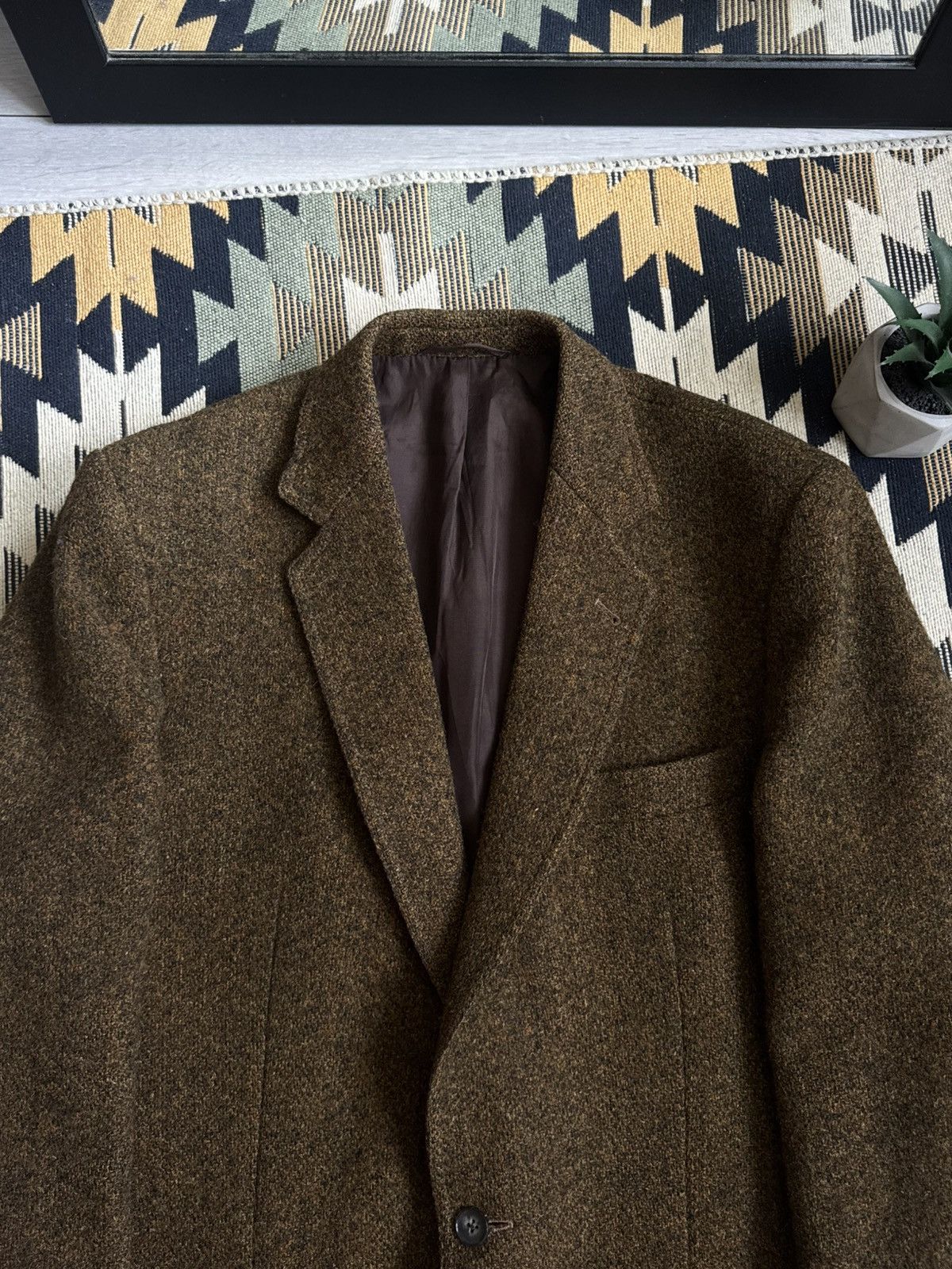Harris Tweed Vintage Harris Tweed Wool Blazer Size 44R - 6 Thumbnail