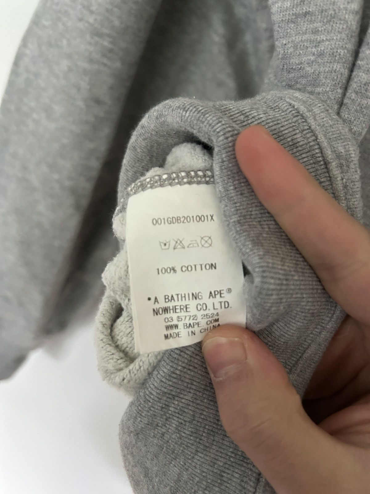 Bape A Bathing Ape BAPE grey zipper Size US L / EU 52-54 / 3 - 5 Thumbnail