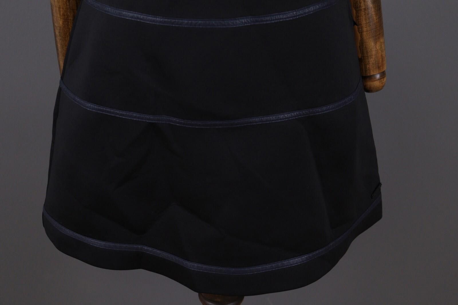 Designer Cop Copine Manege Robe Black Striped Dress Size 36 Size M / US 6-8 / IT 42-44 - 3 Thumbnail
