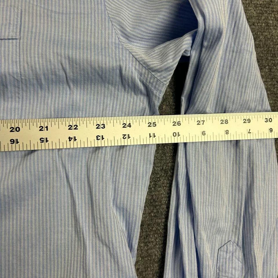 Robert Barakett Robert Barakett Shirt Men 17.5 36-37 Striped Dress Shirt Size US L / EU 52-54 / 3 - 4 Thumbnail