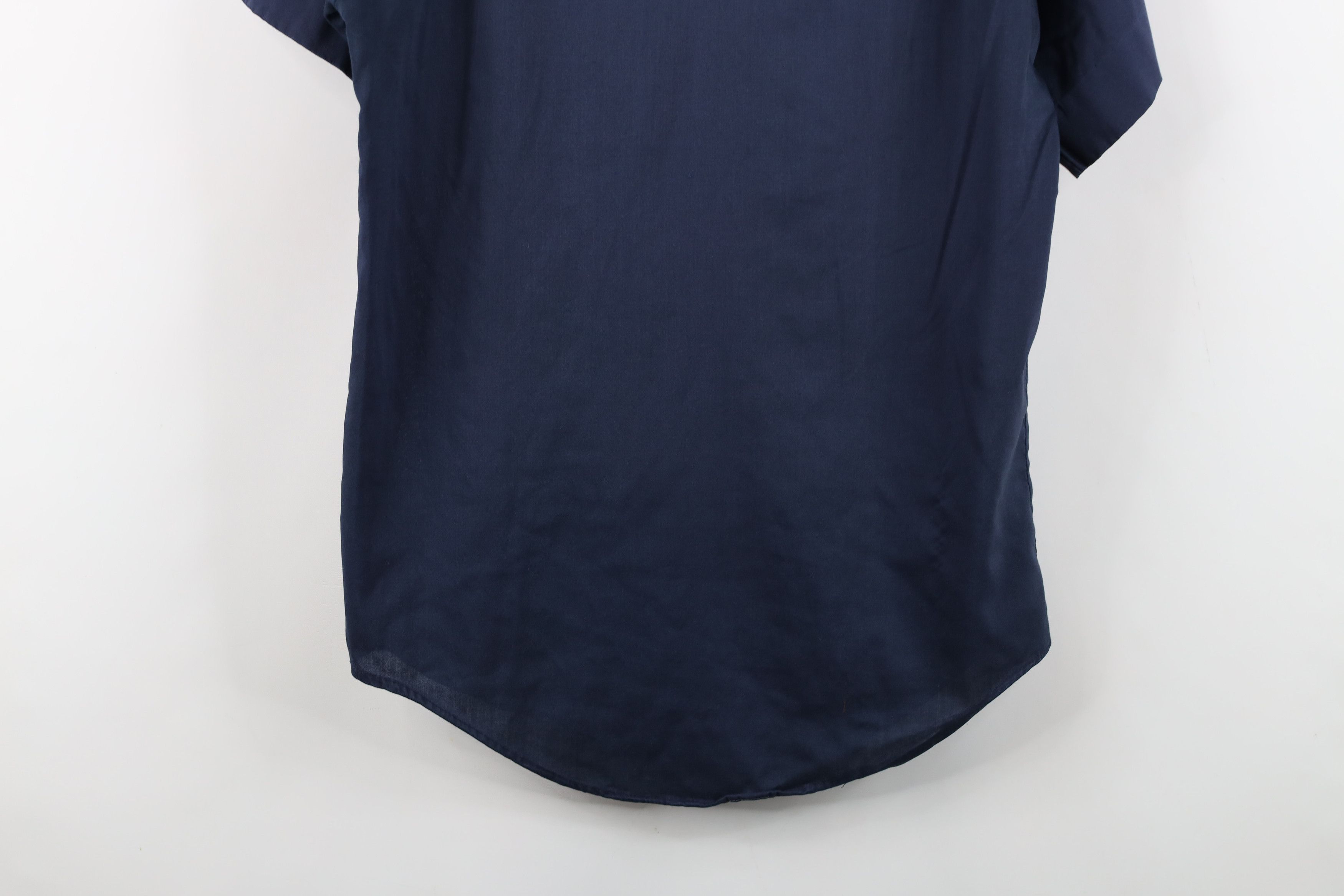Lee Vintage 70s Lee Workwear Mechanic Button Shirt Blue USA Size US M / EU 48-50 / 2 - 16 Thumbnail